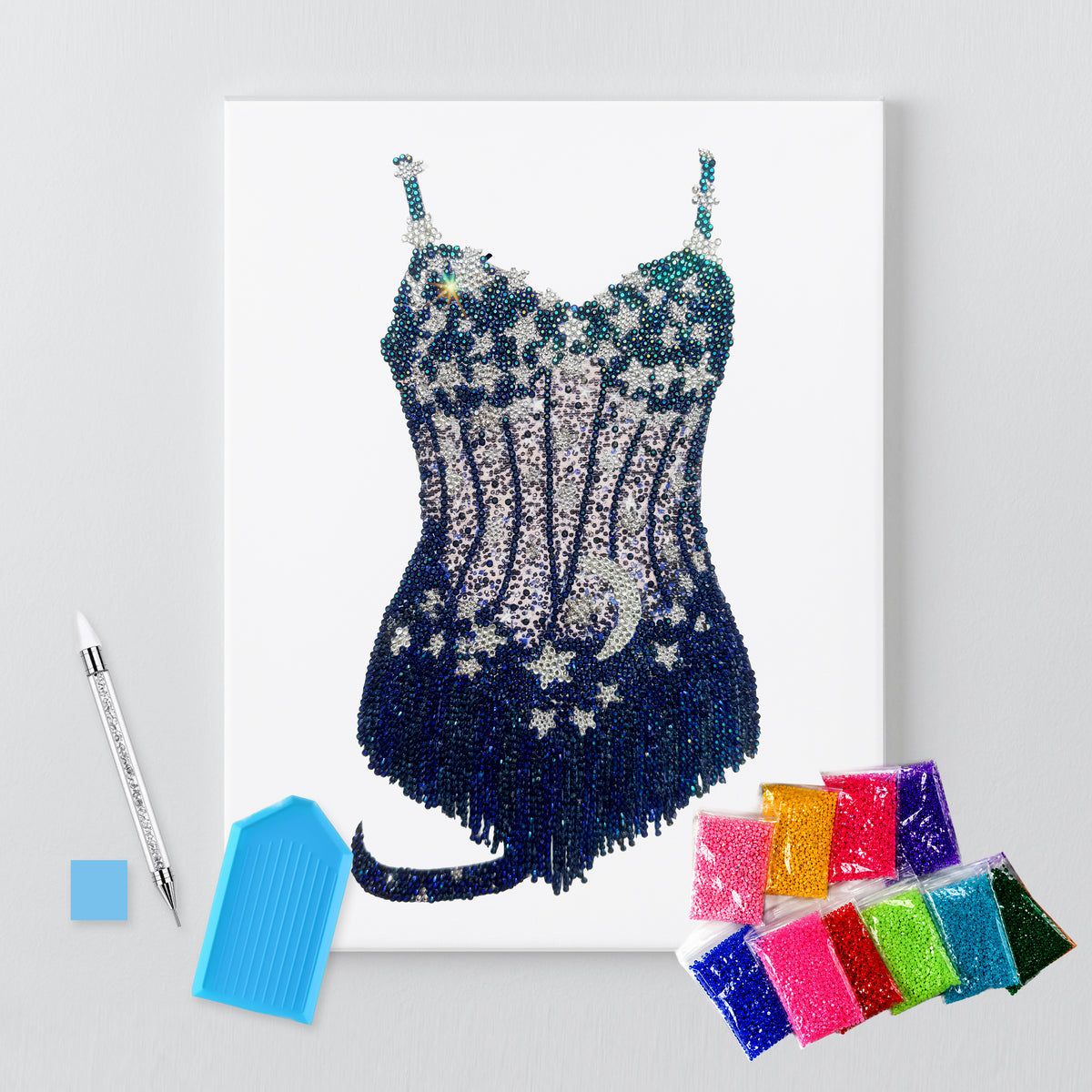 Midnights Stars Bodysuit DIY Rhinestone Canvas Kit | Taylor Inspired