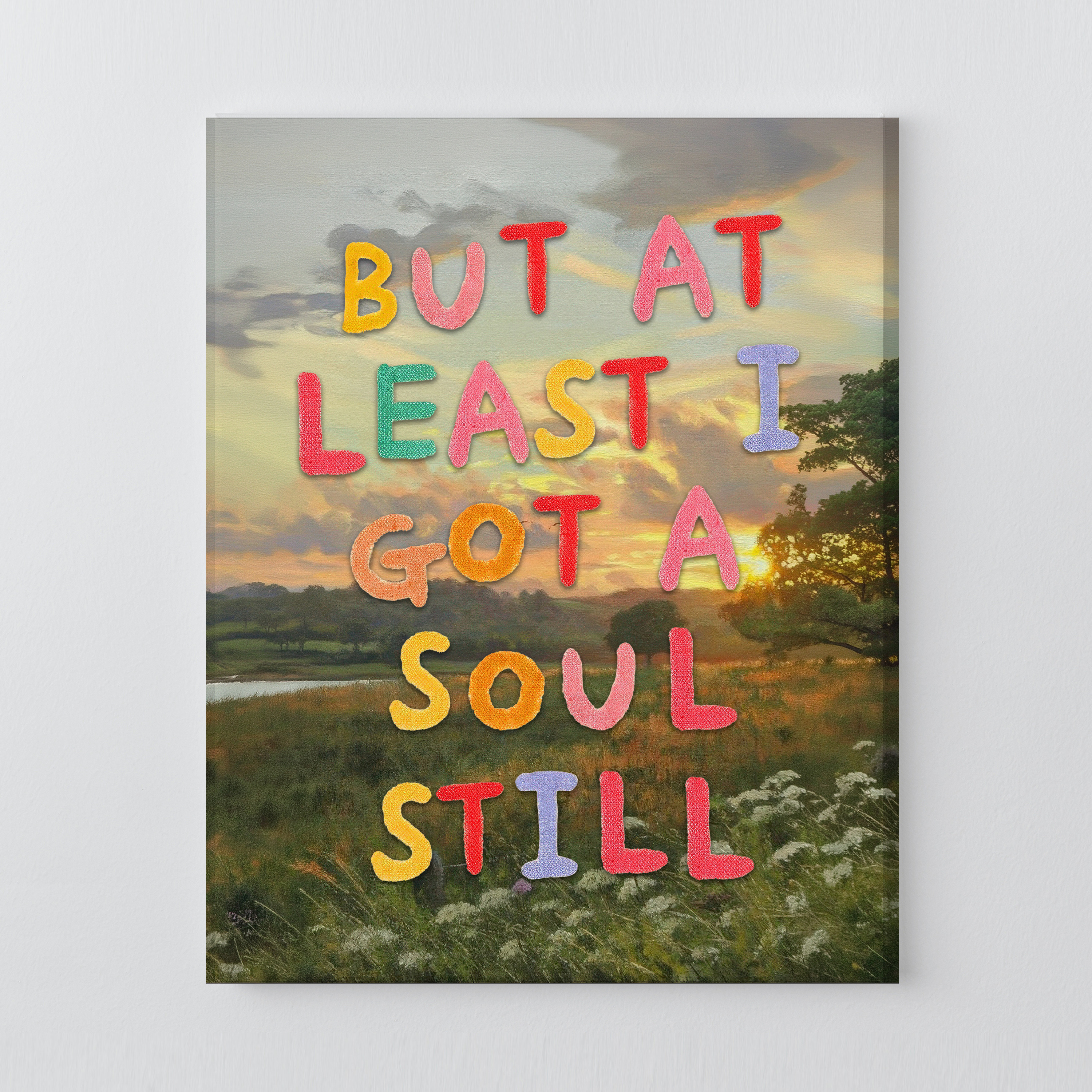 Haircut Lyric DIY Rhinestone Canvas Kit | Noah Kahan Inspired