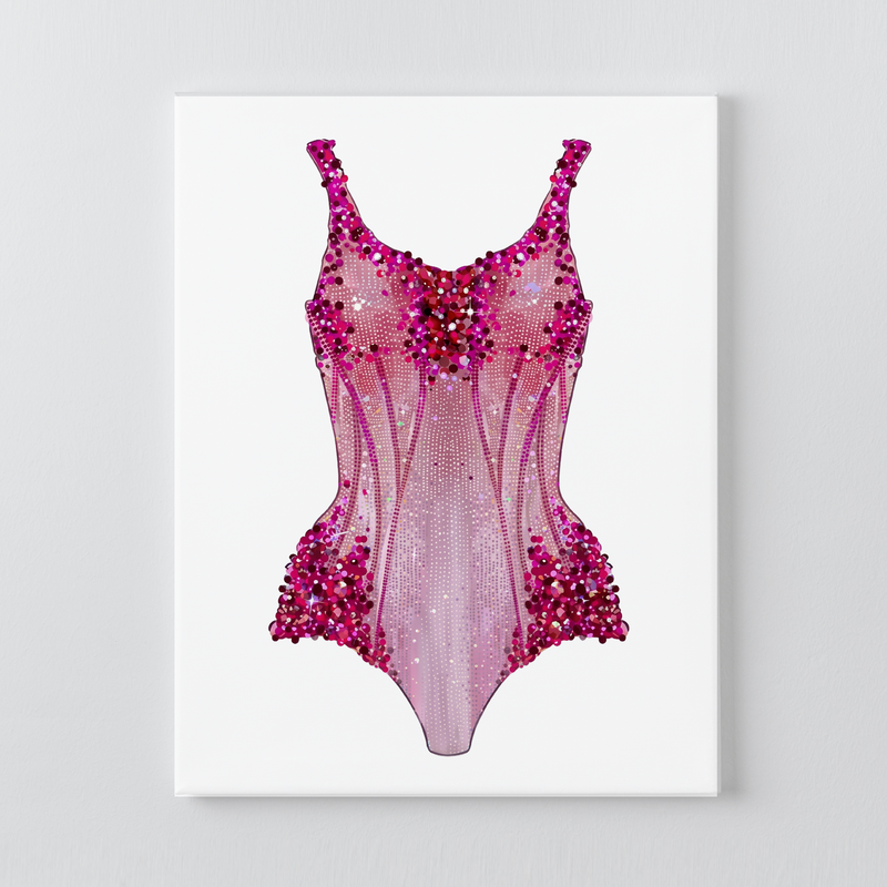 Lover Pink Bodysuit DIY Rhinestone Canvas Kit | Taylor Inspired