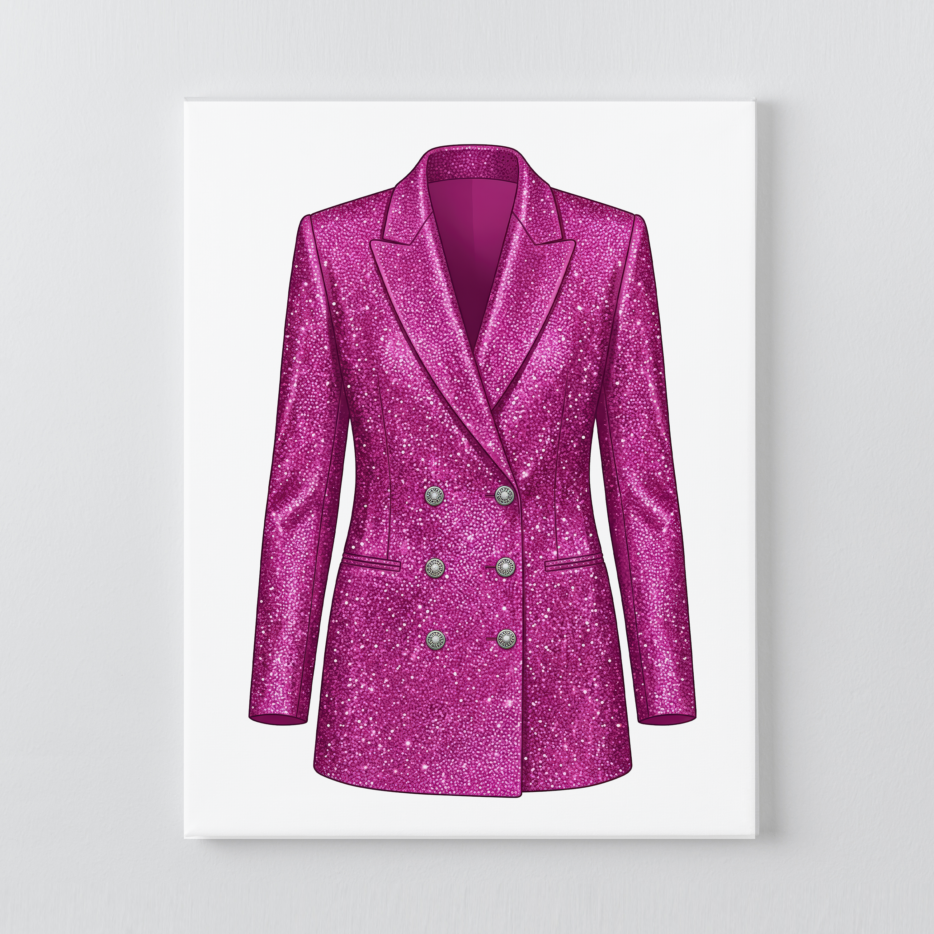 Lover Pink Bodysuit DIY Rhinestone Canvas Kit | Taylor Inspired