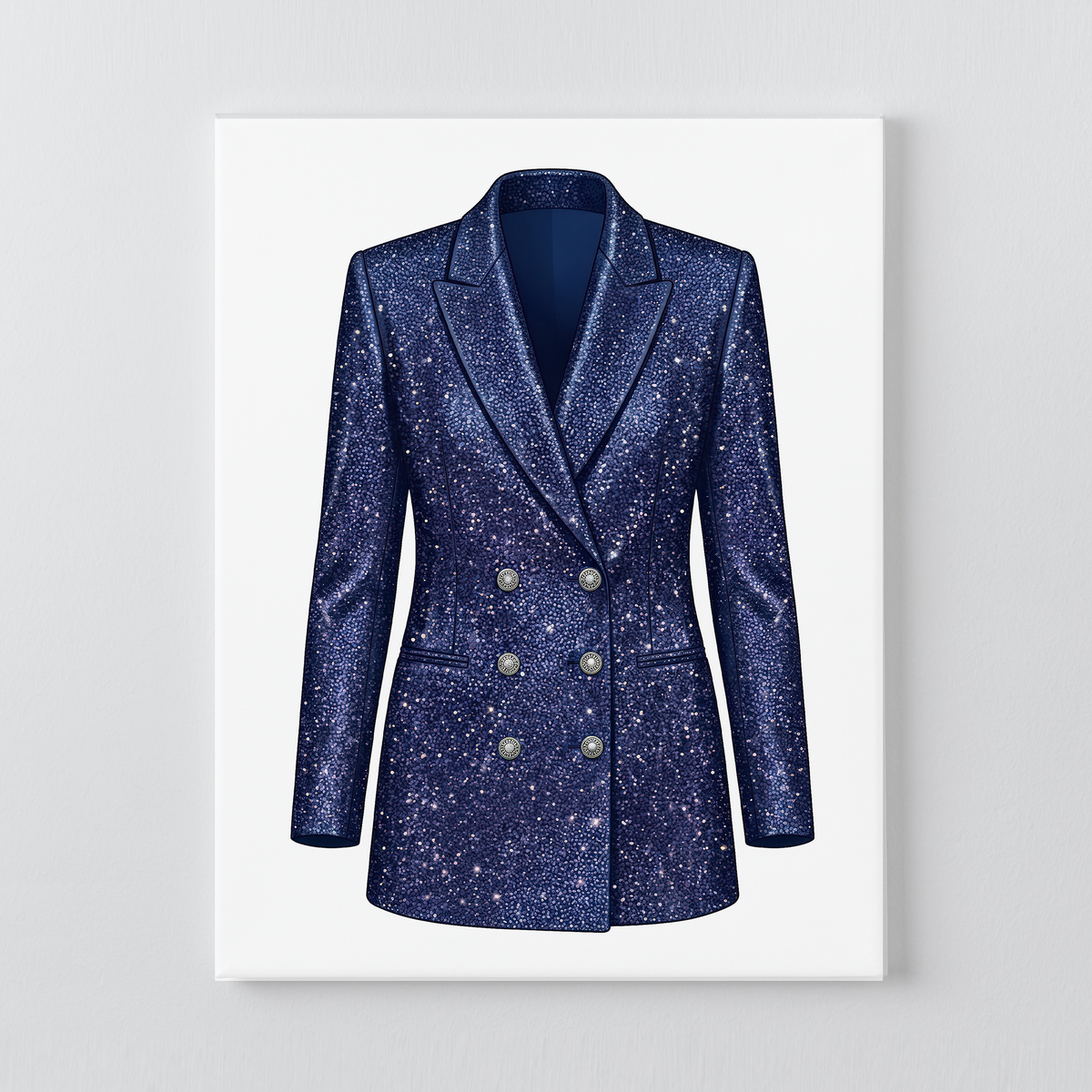 The Man Navy Blazer DIY Rhinestone Canvas Kit | Taylor Inspired