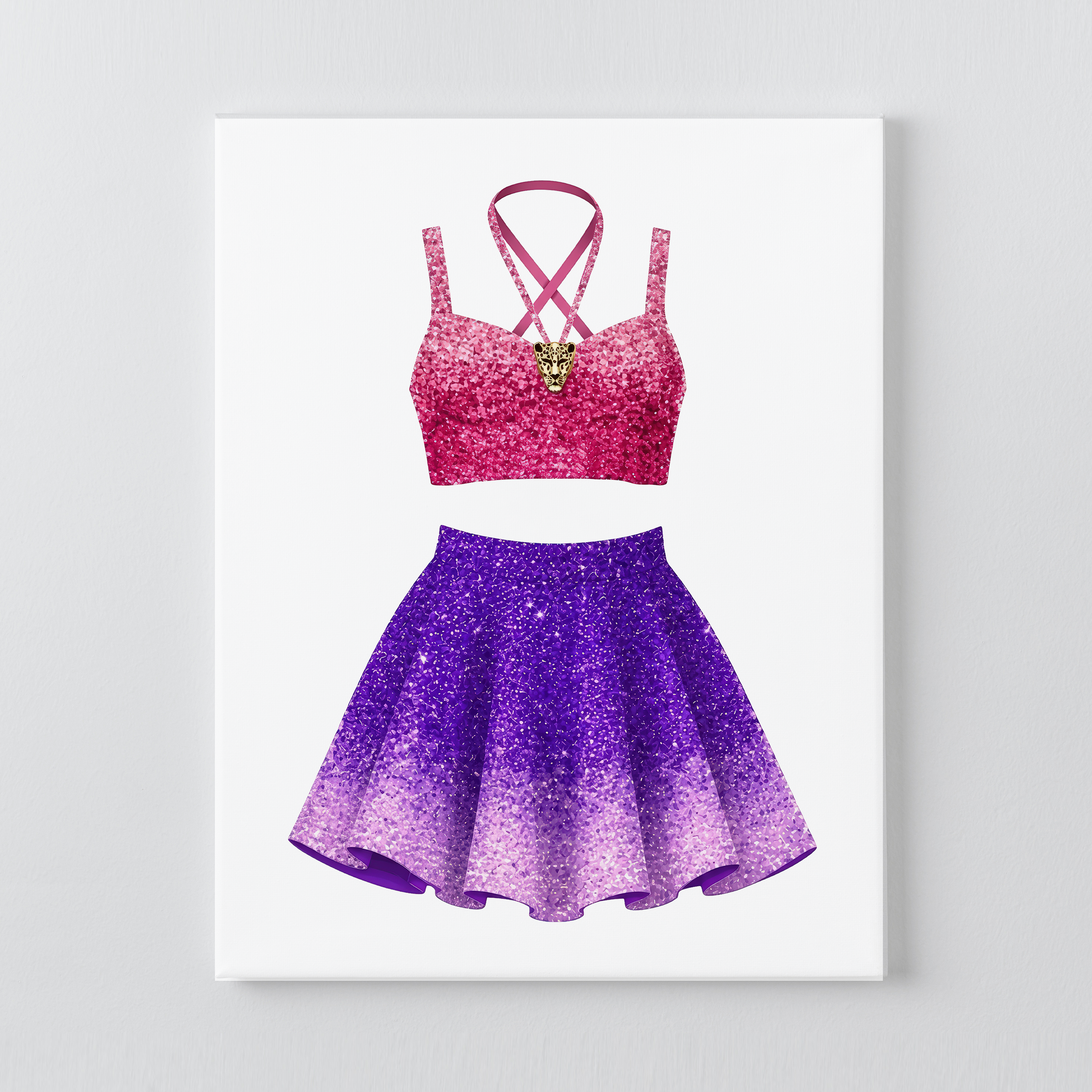 1989 Pink + Purple Set DIY Rhinestone Canvas Kit | Taylor Inspired