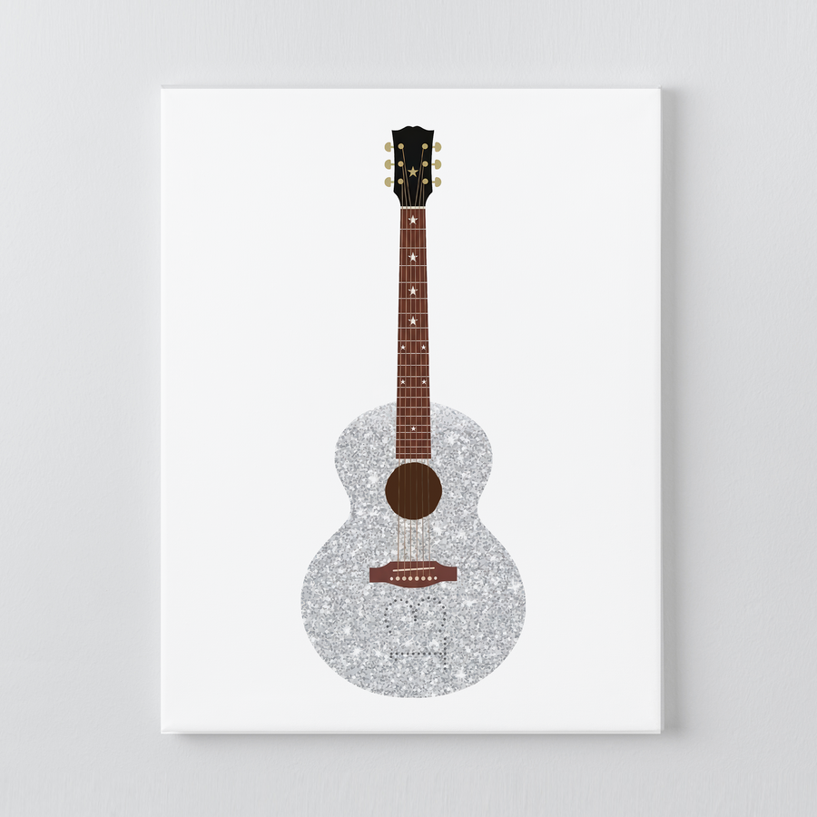Fearless 13 Guitar DIY Bedazzle Rhinestone Canvas Kit