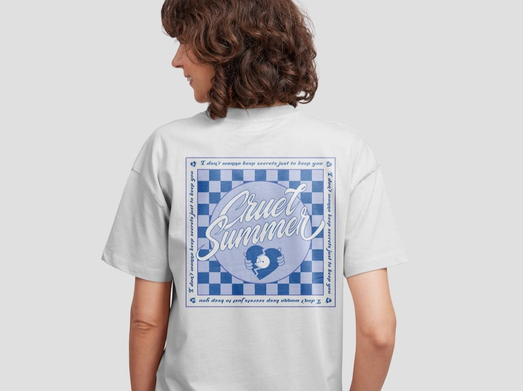 Cruel Summer Blue Retro T