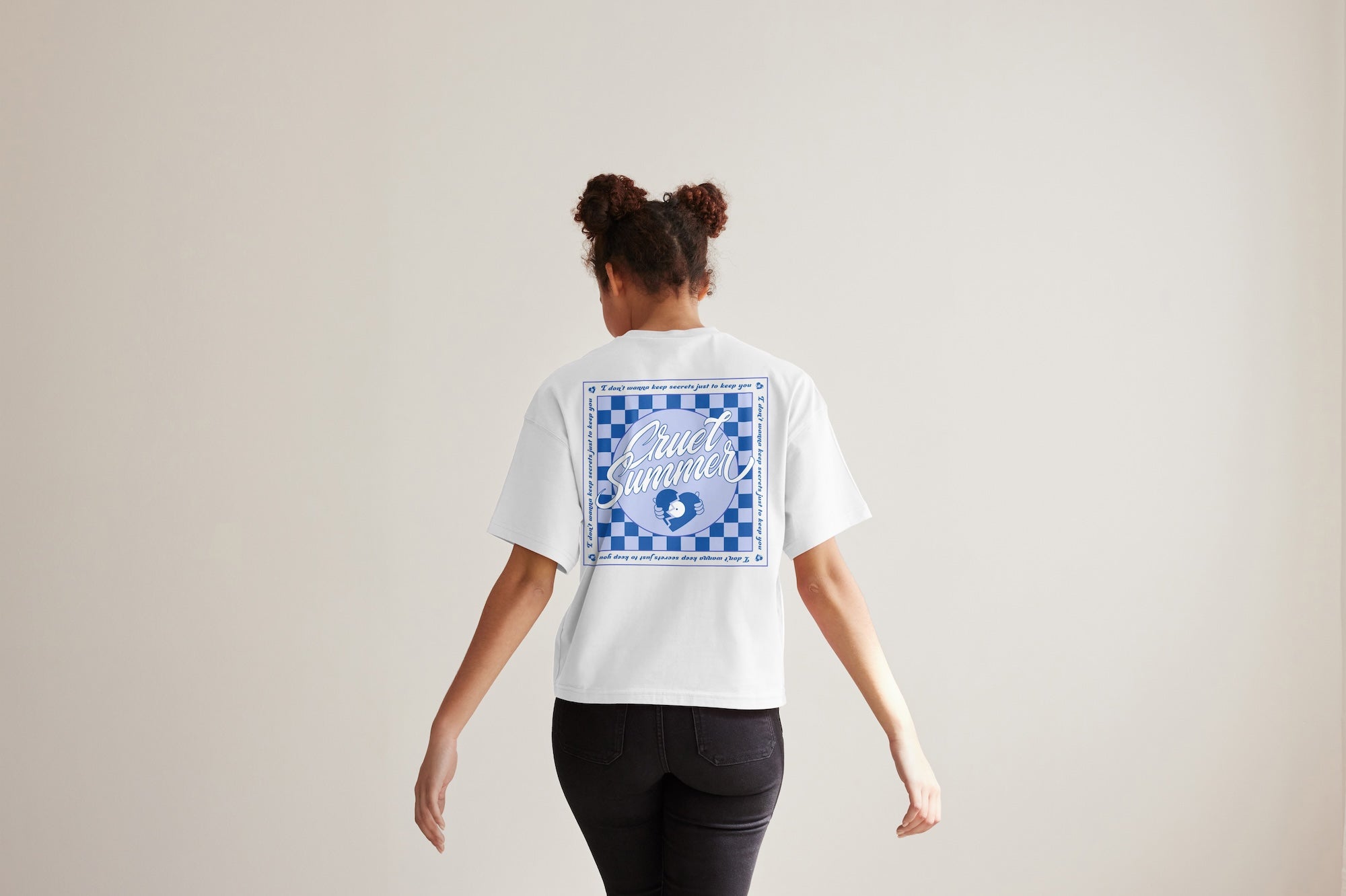 Cruel Summer Blue Retro T