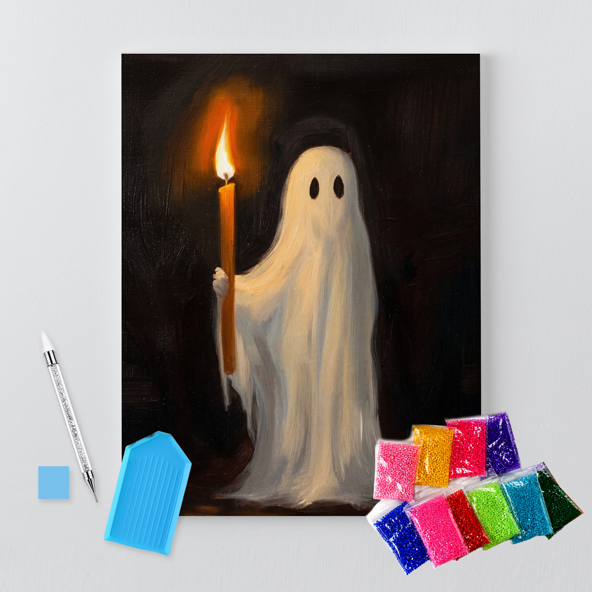 Candlelit Ghost DIY Bedazzle Kit