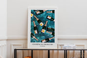 Champagne Problems Pool Print