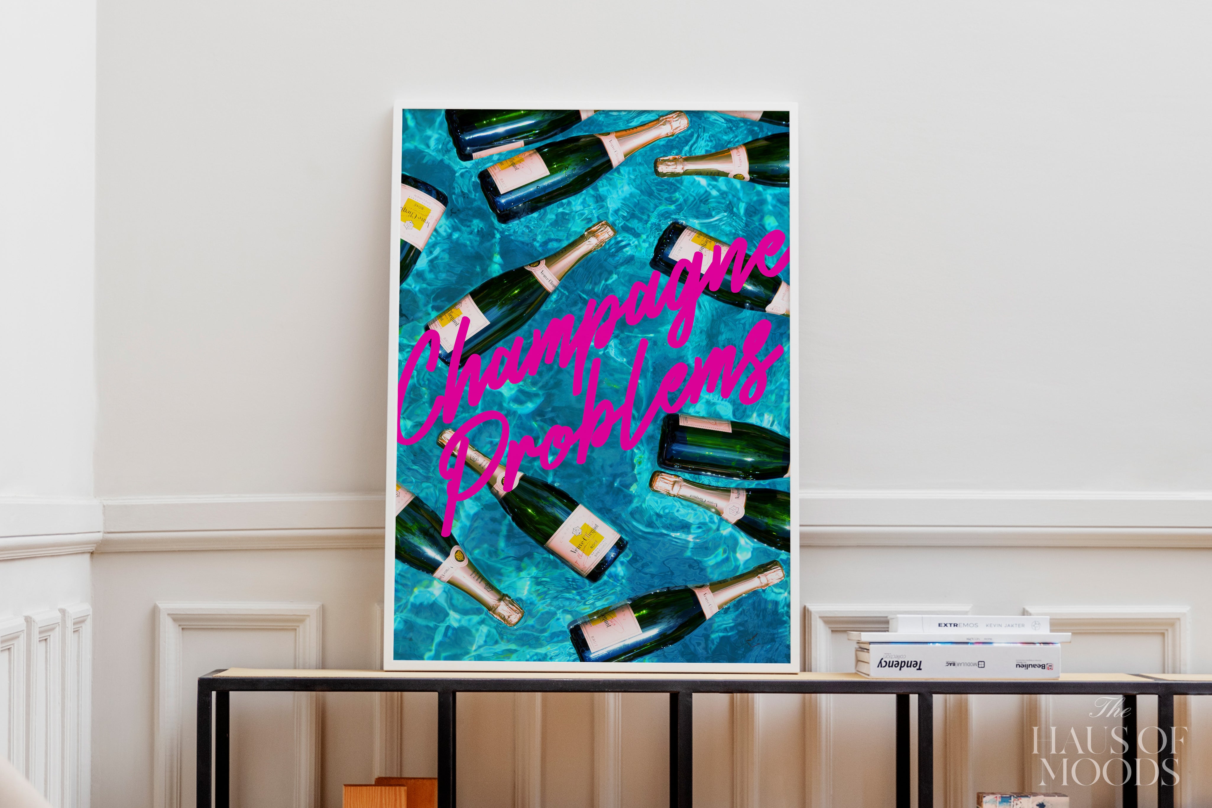 Champagne Problems In the Pool - Haus Of Moods