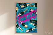 Champagne Problems In the Pool - Haus Of Moods