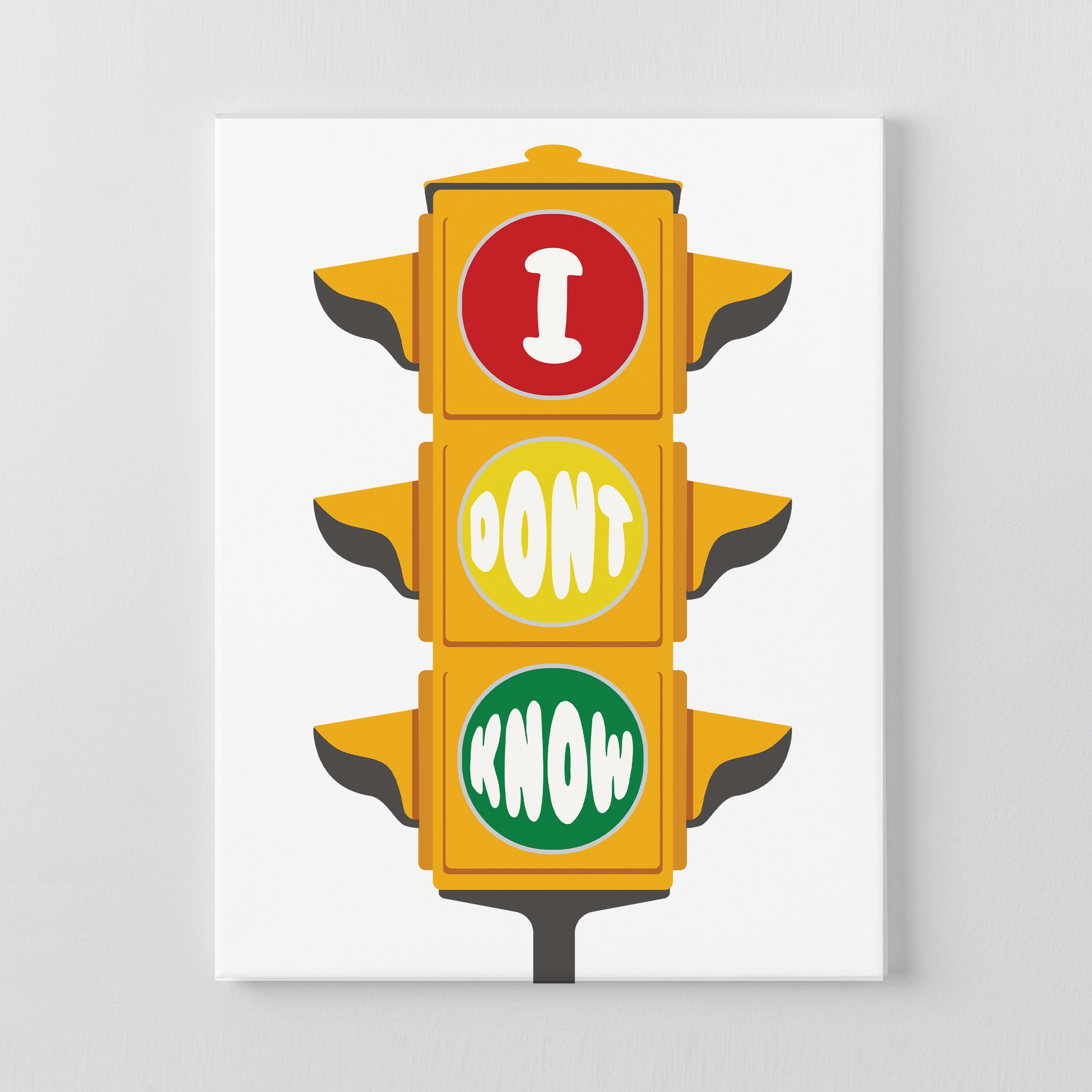 Traffic light bedazzle canvas kit original artwork