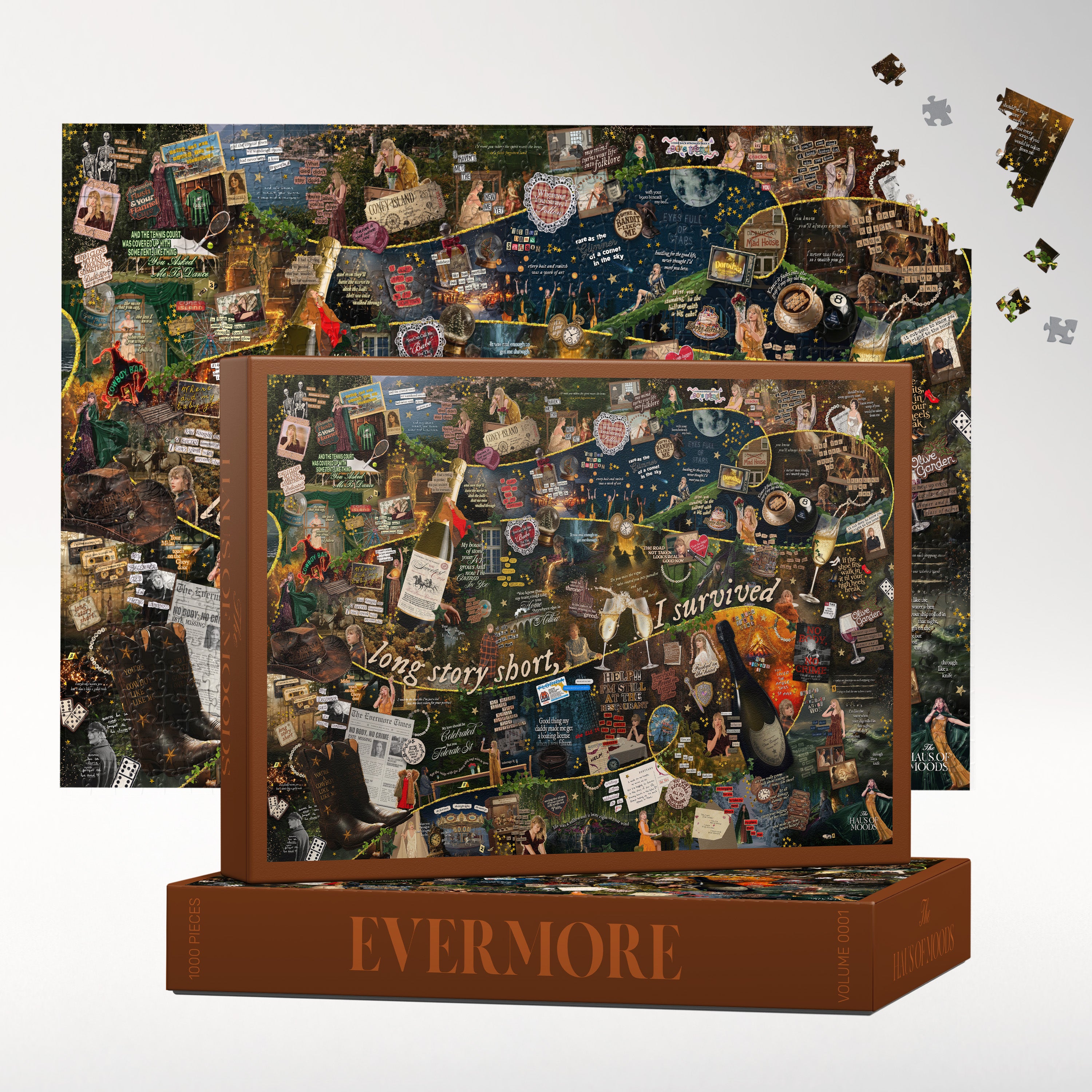 Evermore Era Lyrics & Easter Eggs Puzzle ©