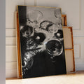 Sparkling Champagne B&W Poster