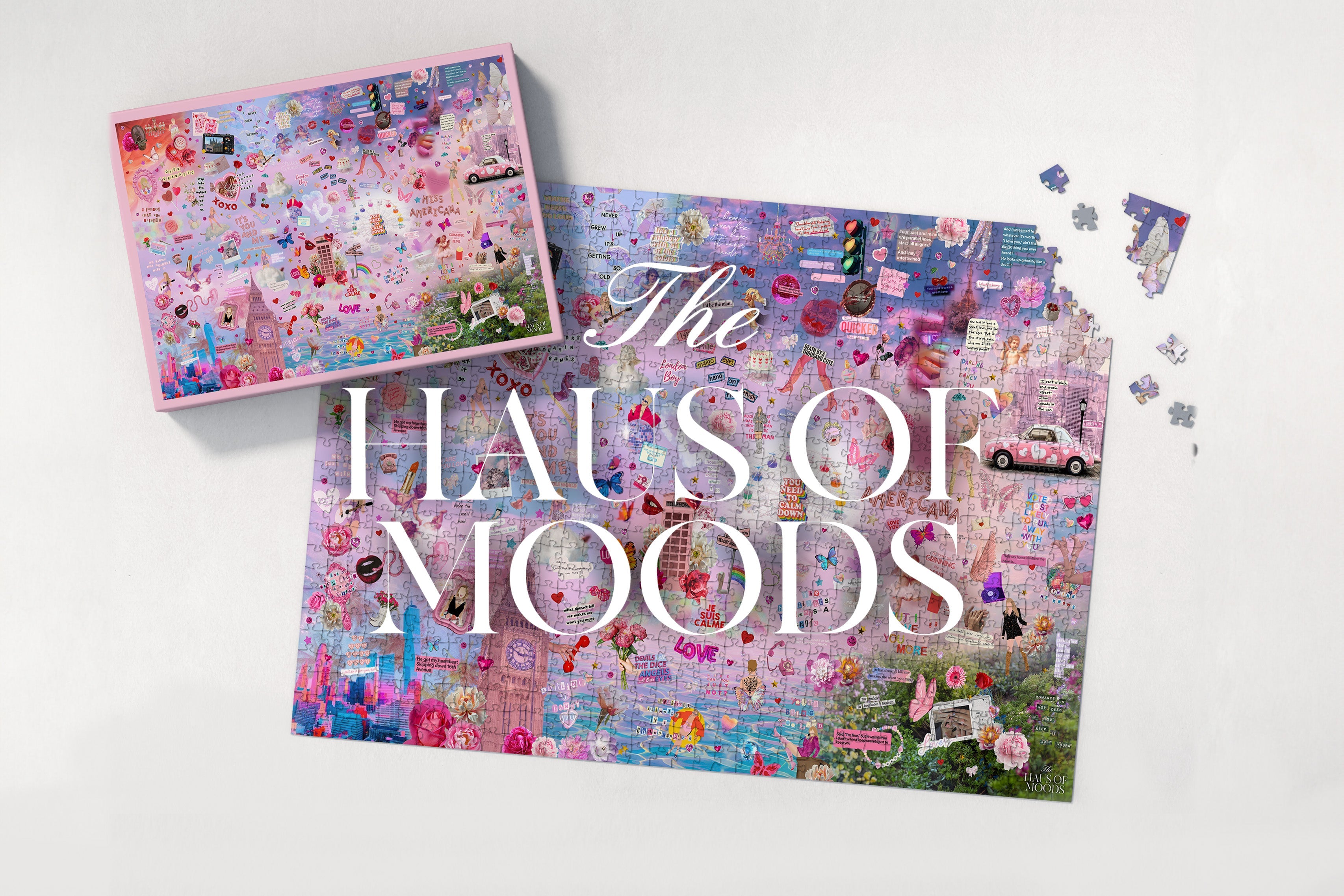 Lover Lyrics & Easter Eggs Puzzle 500 or 1000 Piece [OFFICIAL Haus of Moods® PUZZLE]