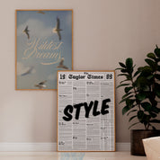 Style 1989 Newspaper Print