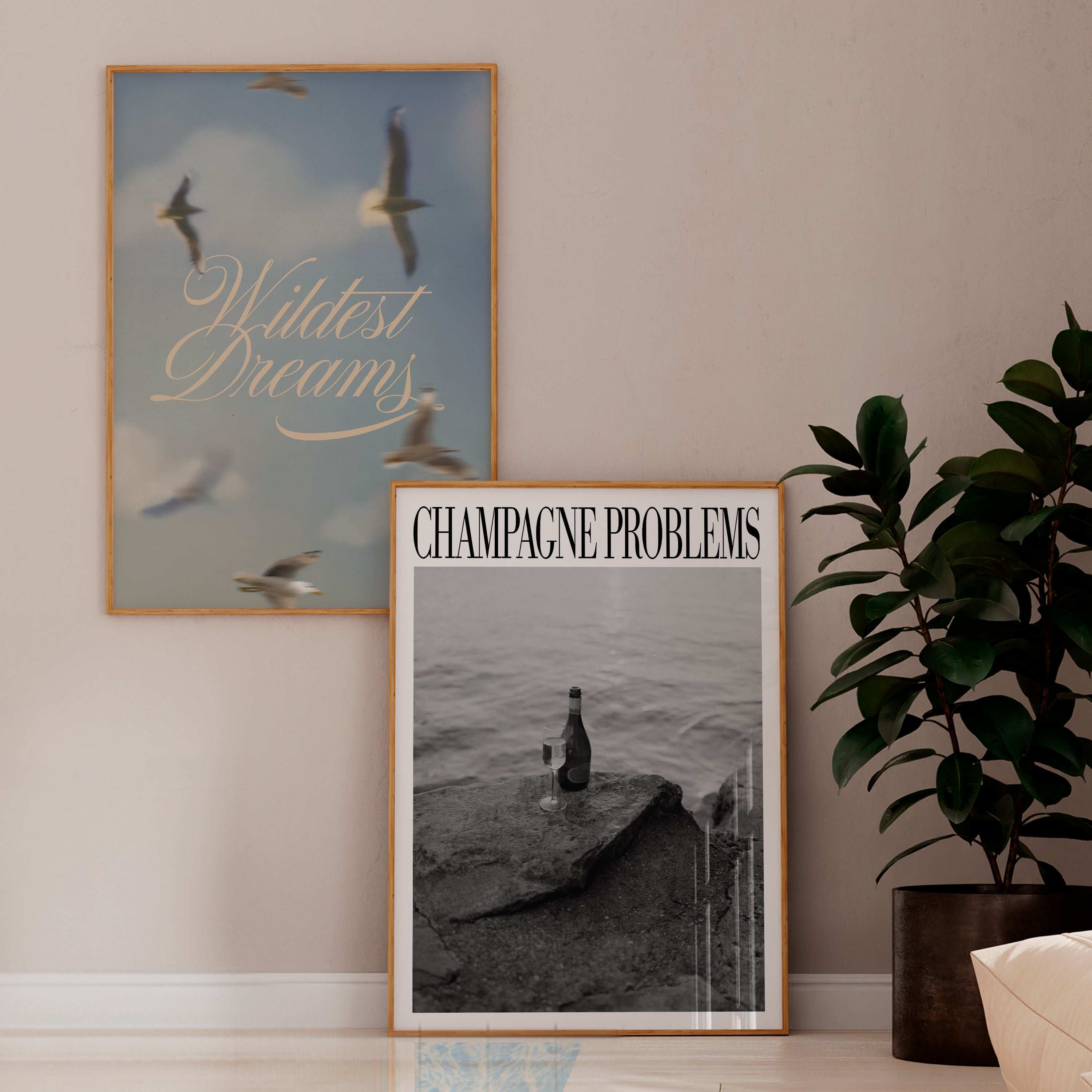 Champagne Problems Print