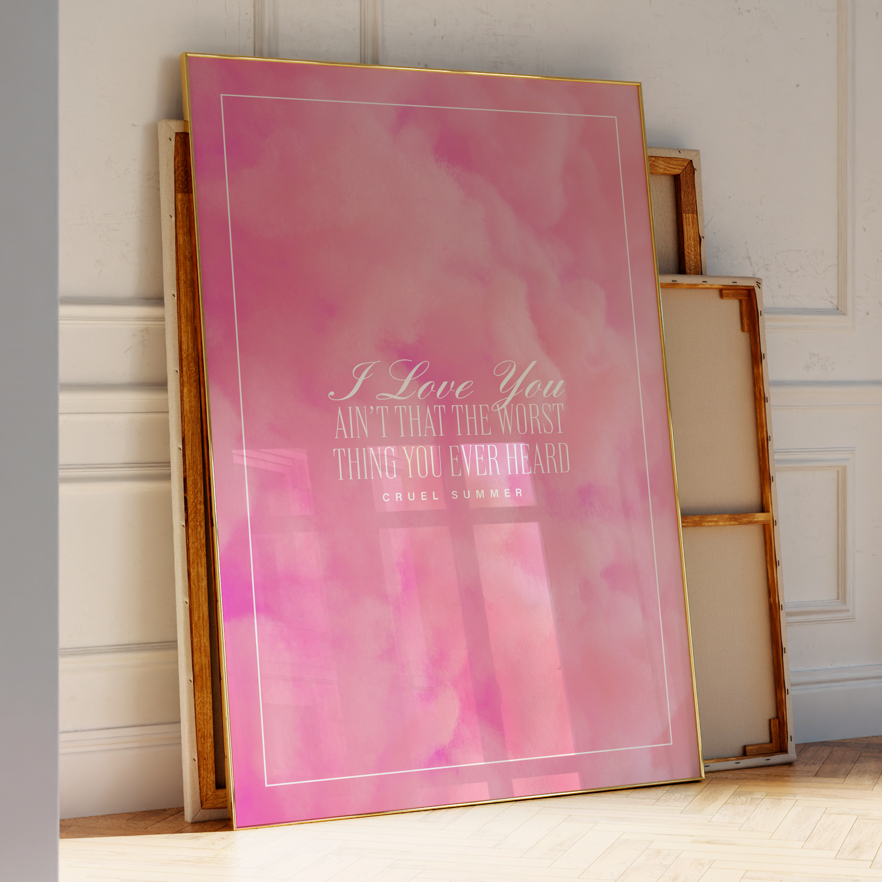 Cruel Summer Pink Lover Poster Print - Haus Of Moods