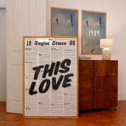 This Love 1989 Newspaper Print