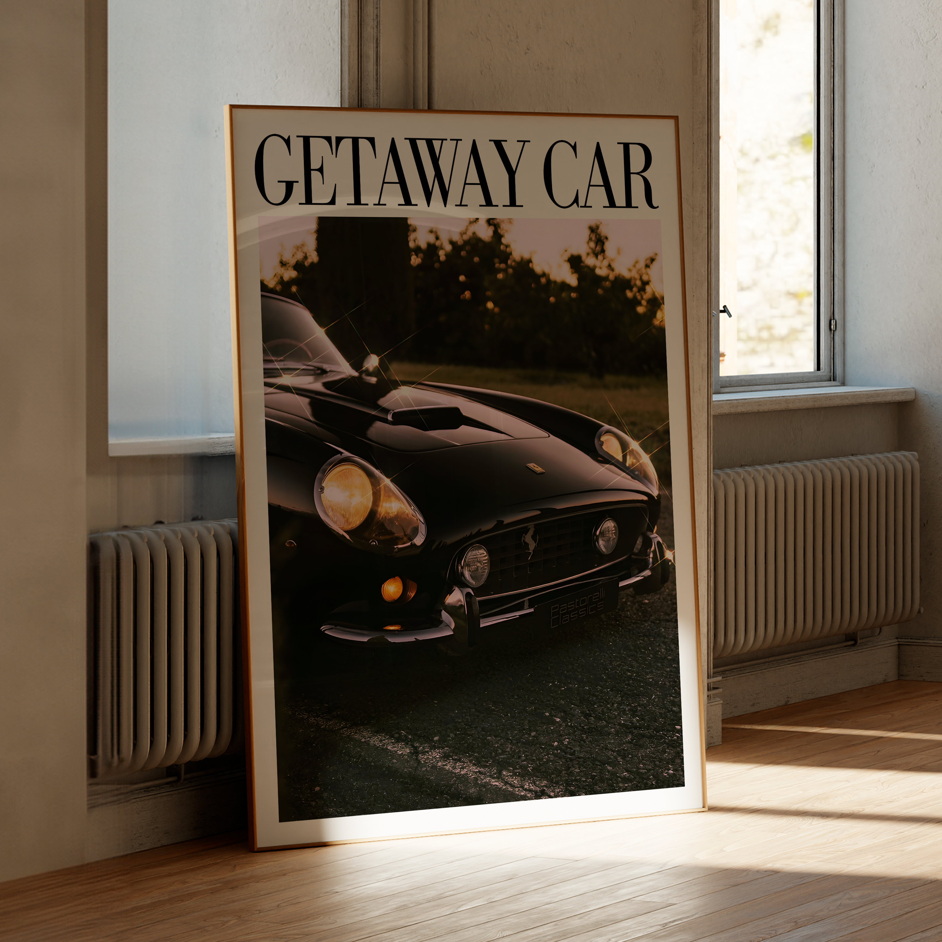 Getaway Car Vintage Reputation Print