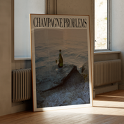 Champagne Problems By The Lake Print