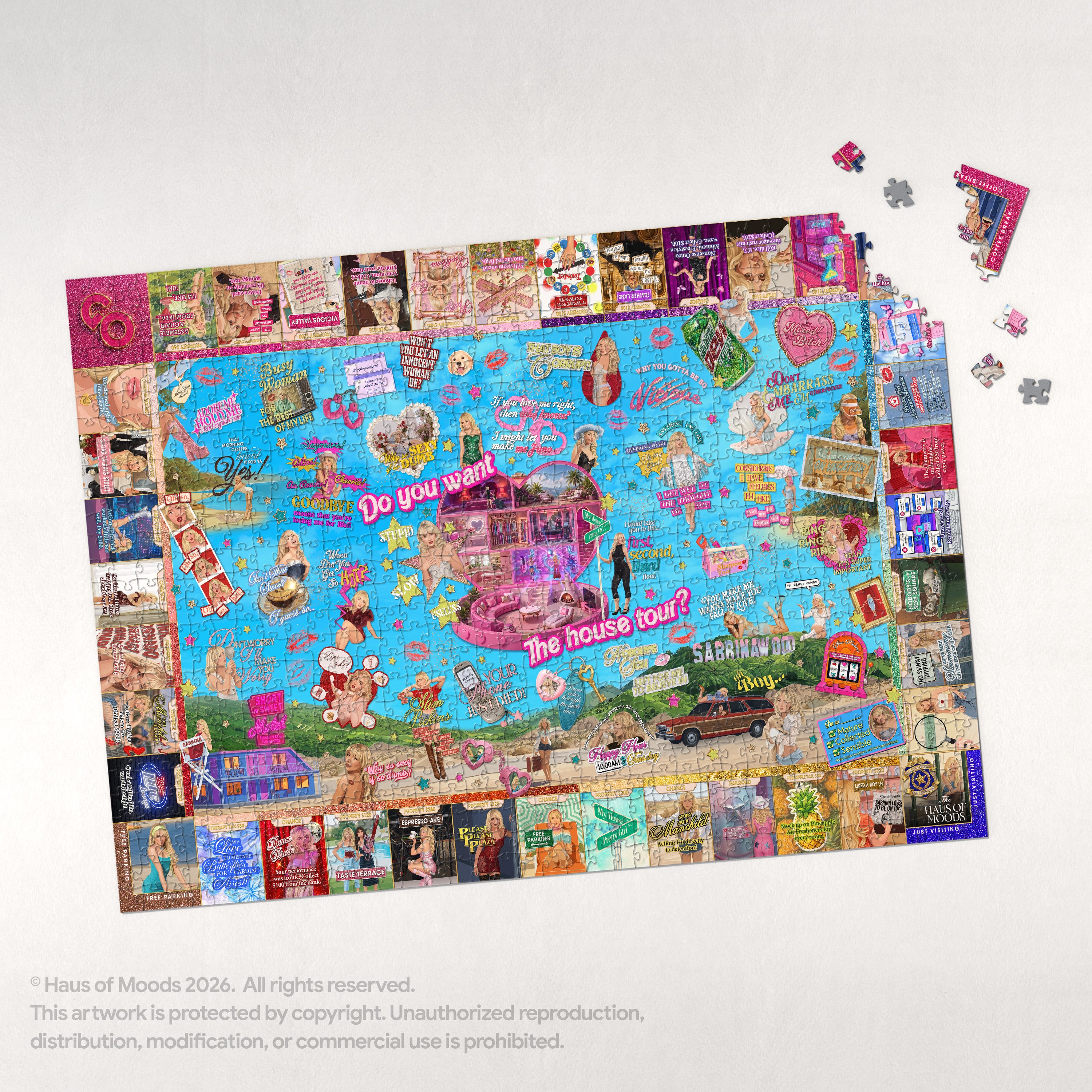 Sabrina Carpenter Pretty Girl Avenue Puzzle ©