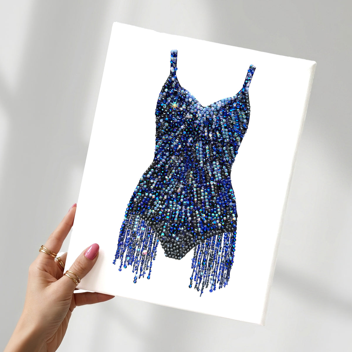 Midnights Era Lines Bodysuit DIY Bedazzle Rhinestone Canvas Kit