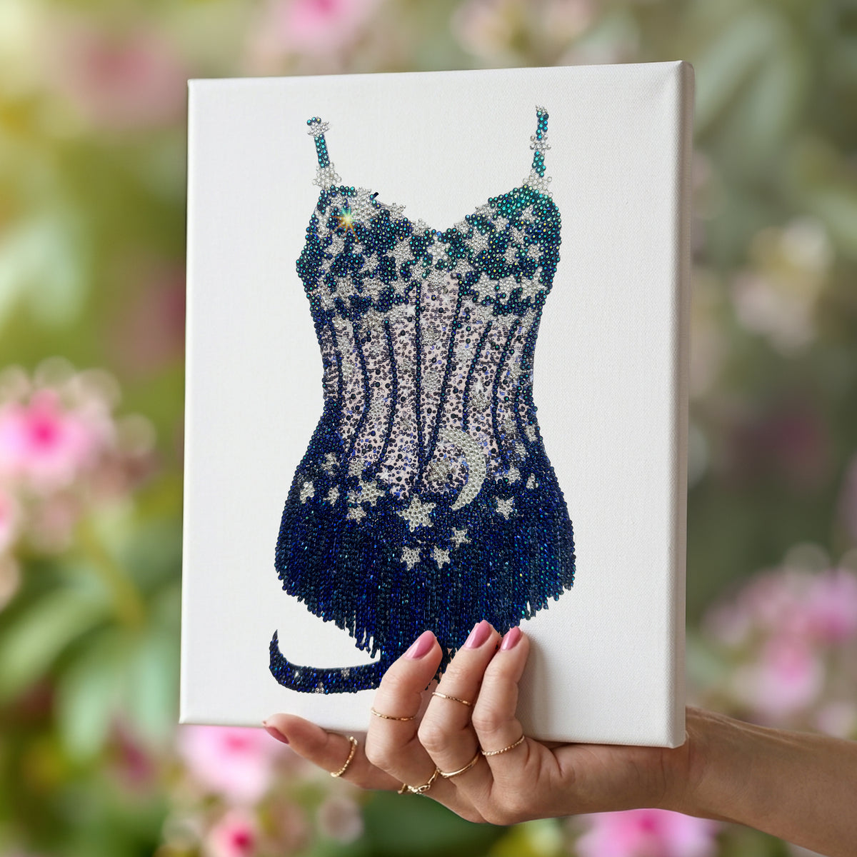 Midnights Stars Bodysuit DIY Rhinestone Canvas Kit | Taylor Inspired