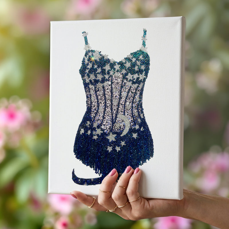 Midnights Stars Bodysuit DIY Rhinestone Canvas Kit | Taylor Inspired