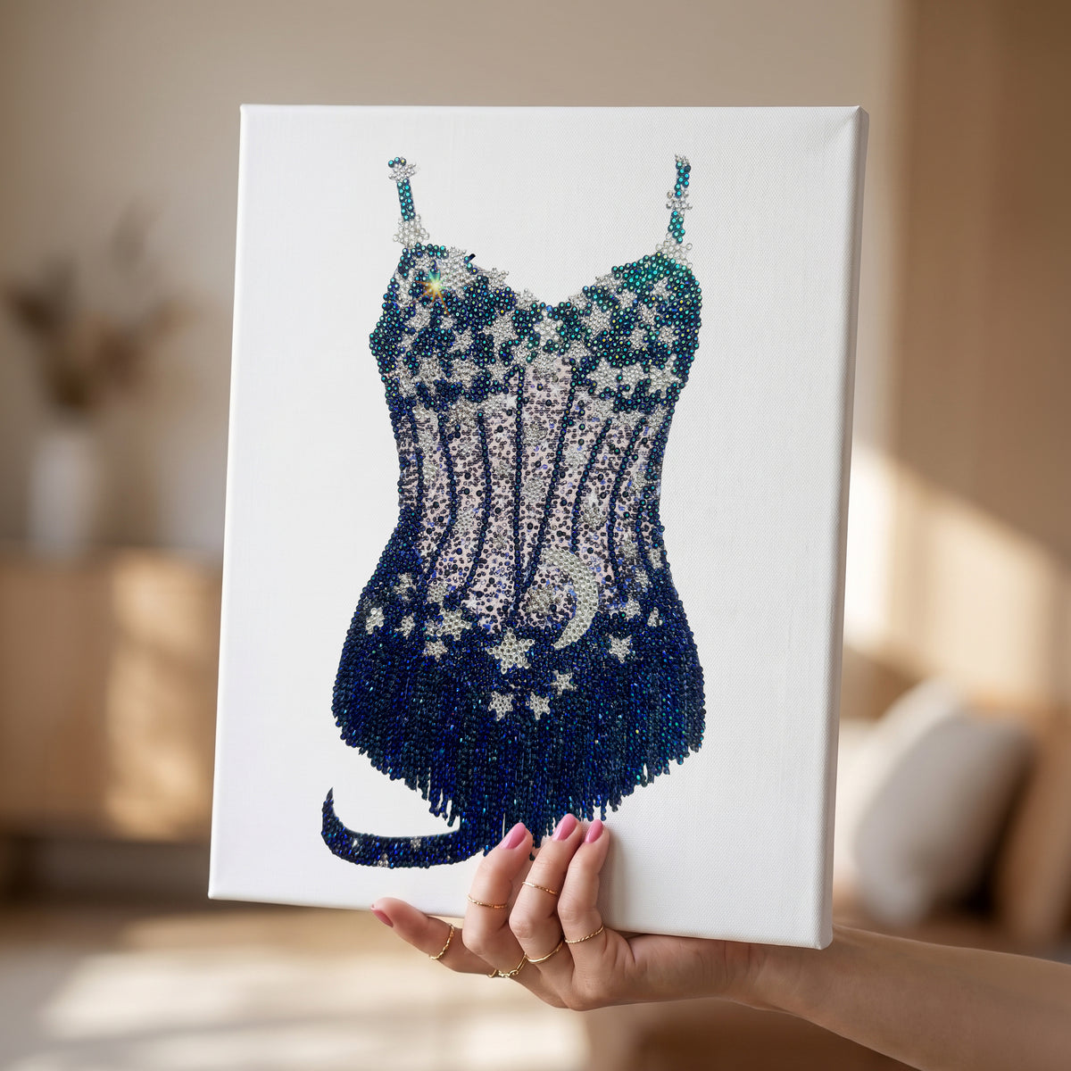 Midnights Stars Bodysuit DIY Rhinestone Canvas Kit | Taylor Inspired