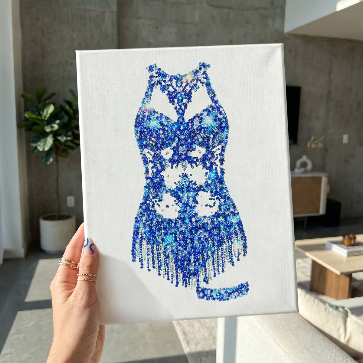 Midnights Cutout Bodysuit DIY Rhinestone Canvas Kit | Taylor Inspired