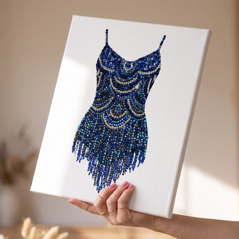 Midnights Swoops Bodysuit DIY Rhinestone Canvas Kit | Taylor Inspired