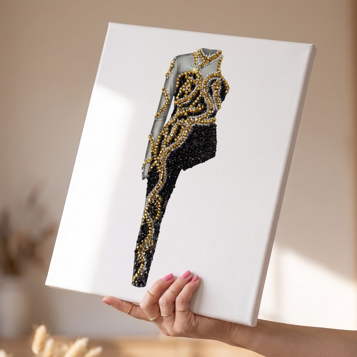 Reputation Gold Snake Catsuit DIY Rhinestone Canvas Kit | Taylor Inspired