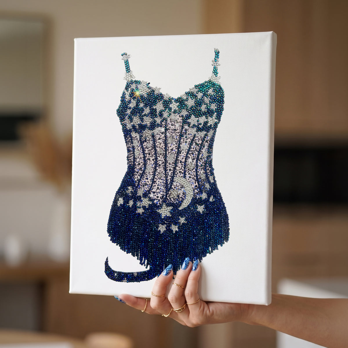Midnights Stars Bodysuit DIY Rhinestone Canvas Kit | Taylor Inspired
