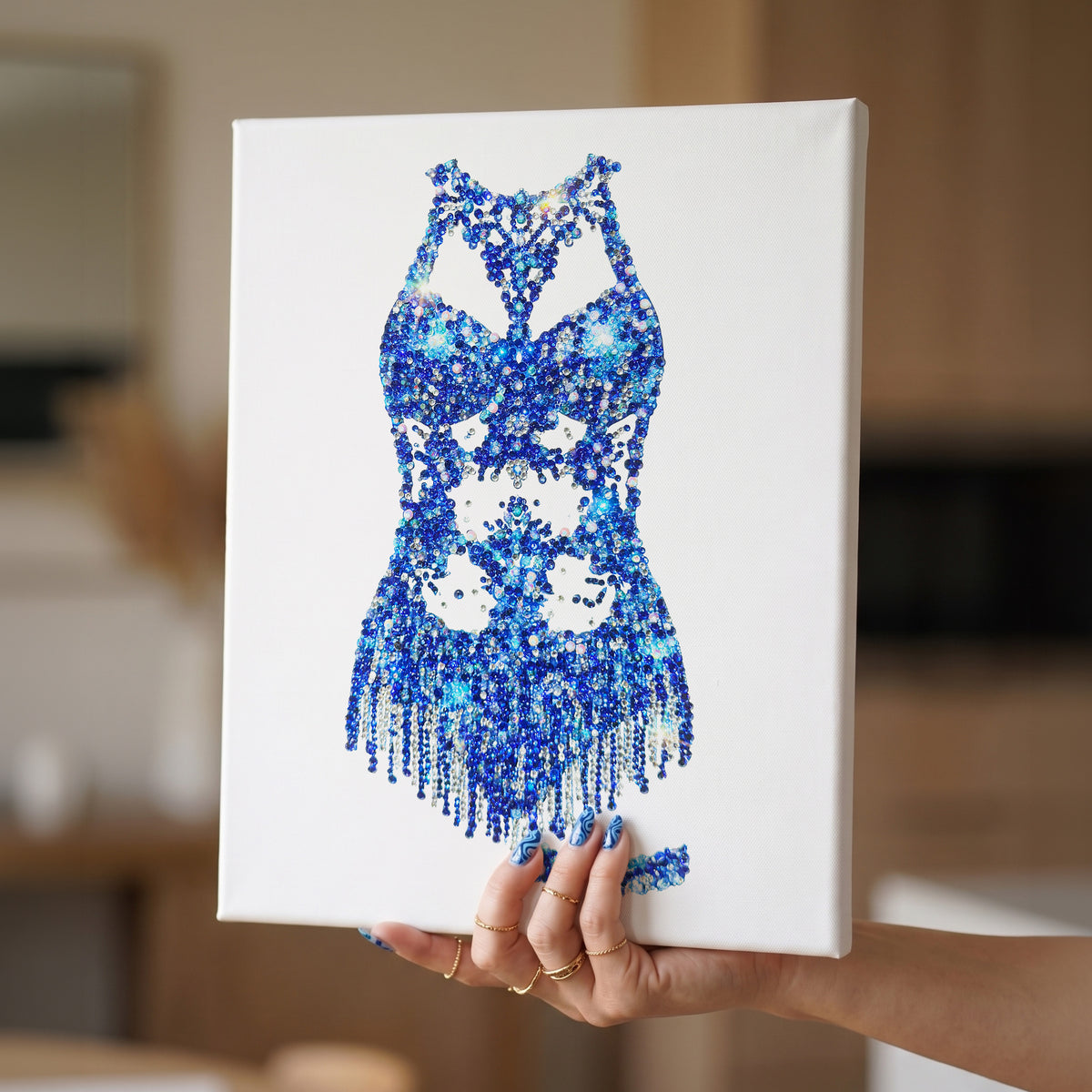 Midnights Cutout Bodysuit DIY Rhinestone Canvas Kit | Taylor Inspired