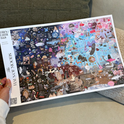 1000 Piece Puzzle Box & Print Out (No Puzzle Pieces Included)