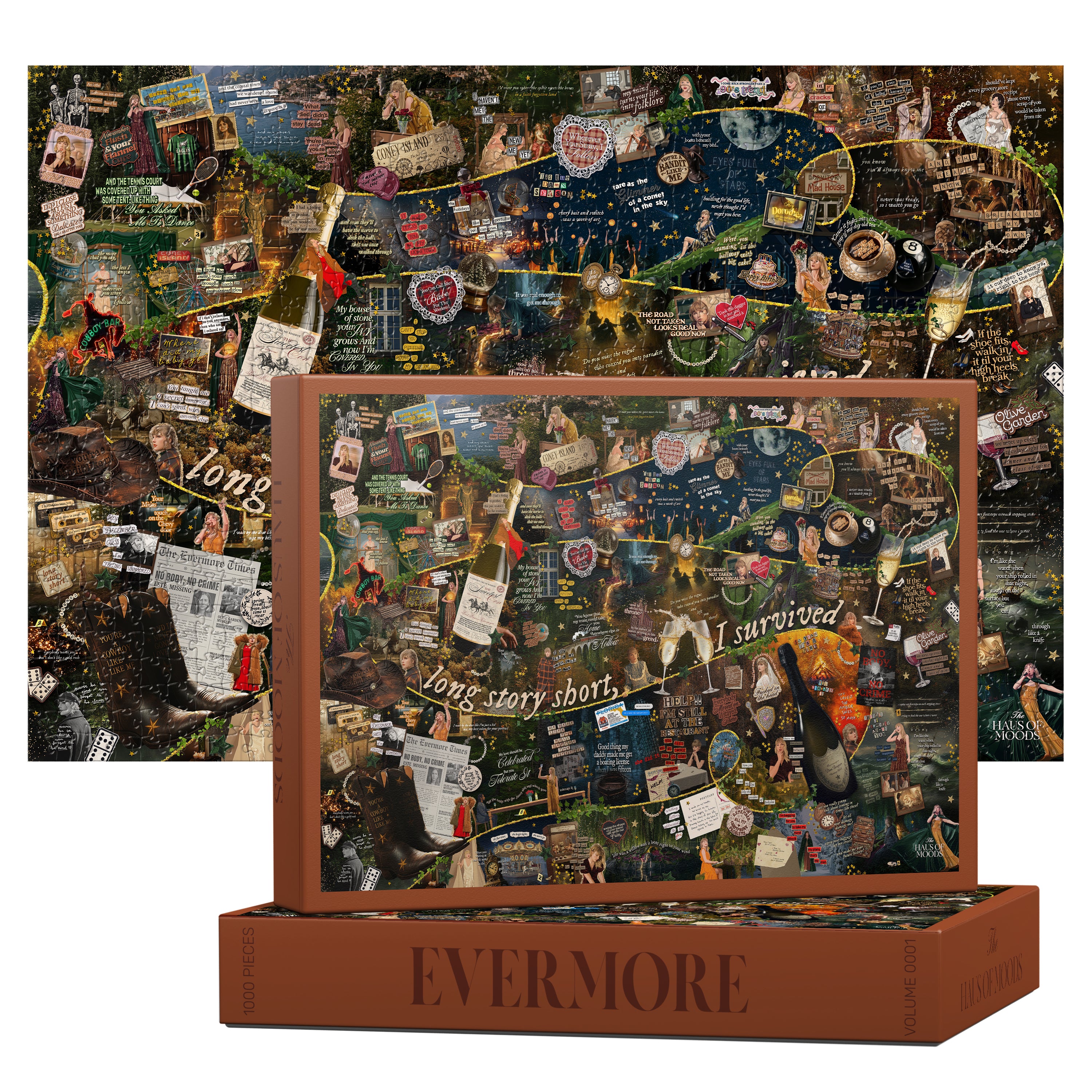 Evermore Era Lyrics & Easter Eggs Puzzle ©