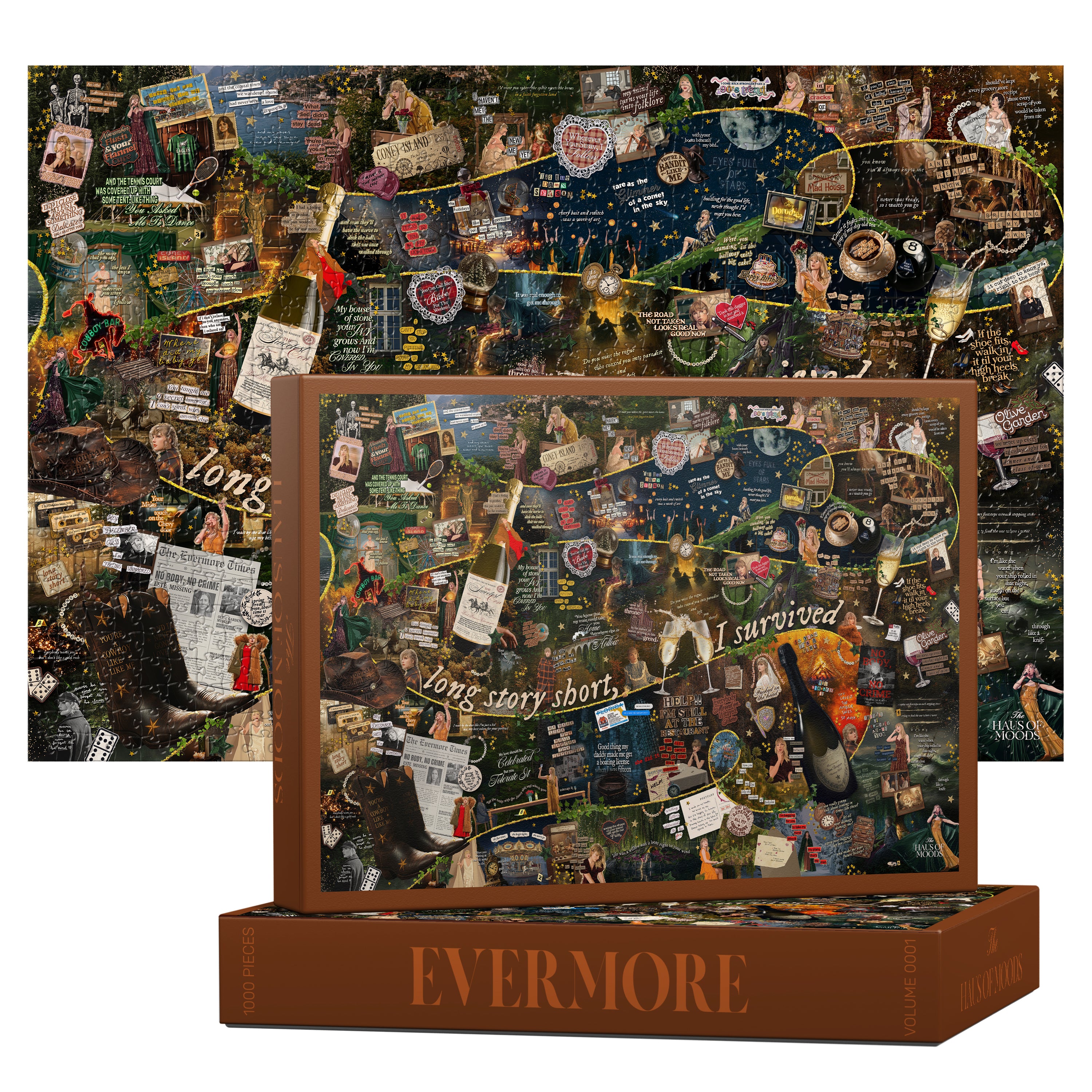 Evermore Era Lyrics & Easter Eggs Puzzle ©