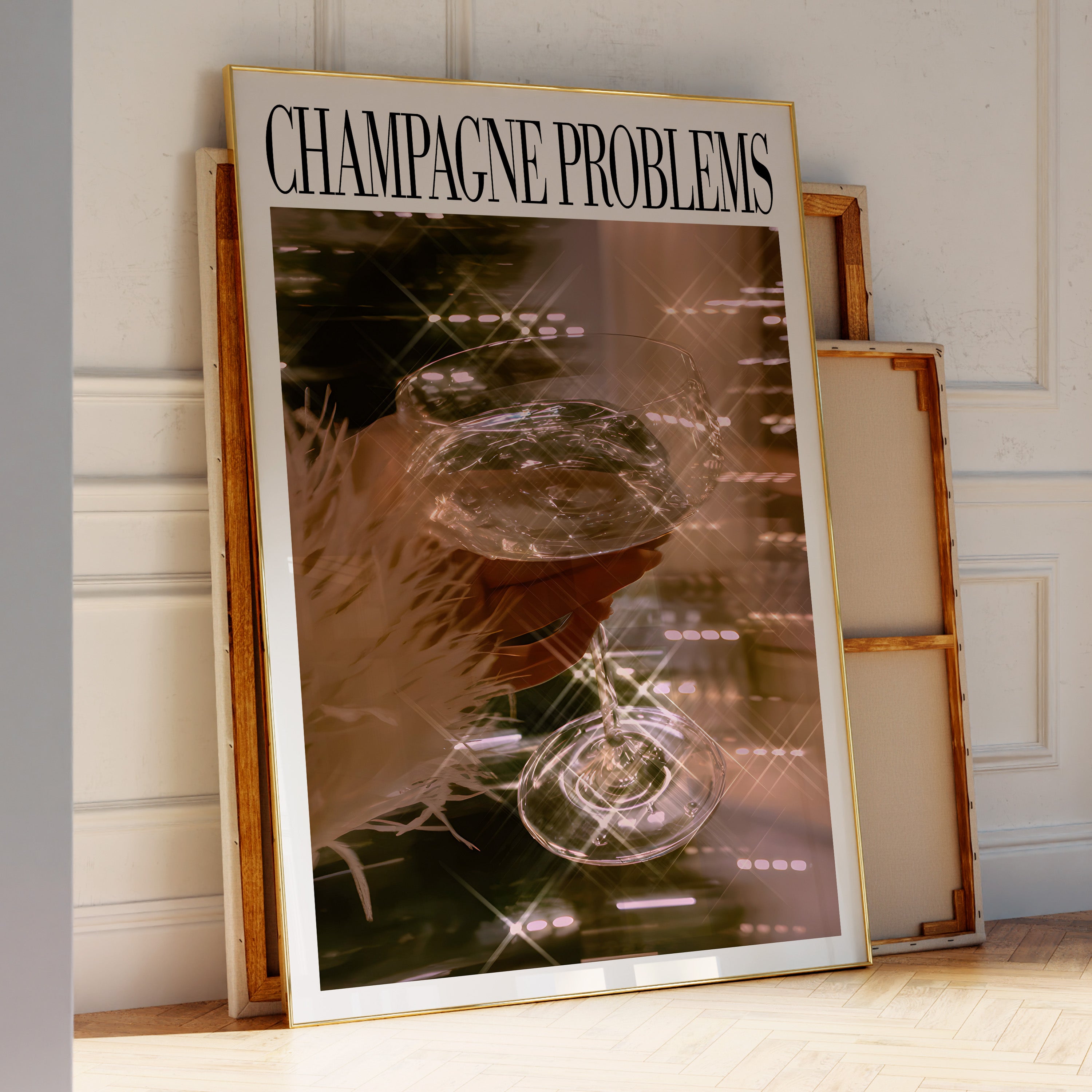 Champagne Problems Champagne Cheers Print