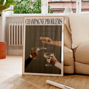 Champagne Problems 3 Cheers Print