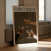 Champagne Problems 3 Cheers Print