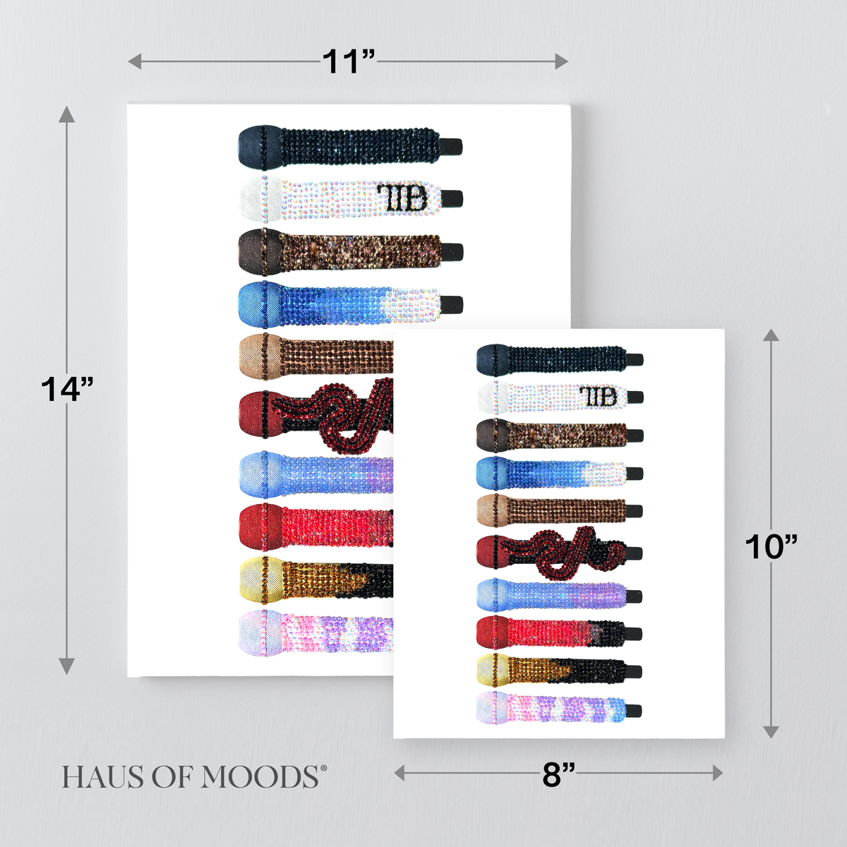 Eras Tour Microphones DIY Rhinestone Canvas Kit | Taylor Inspired