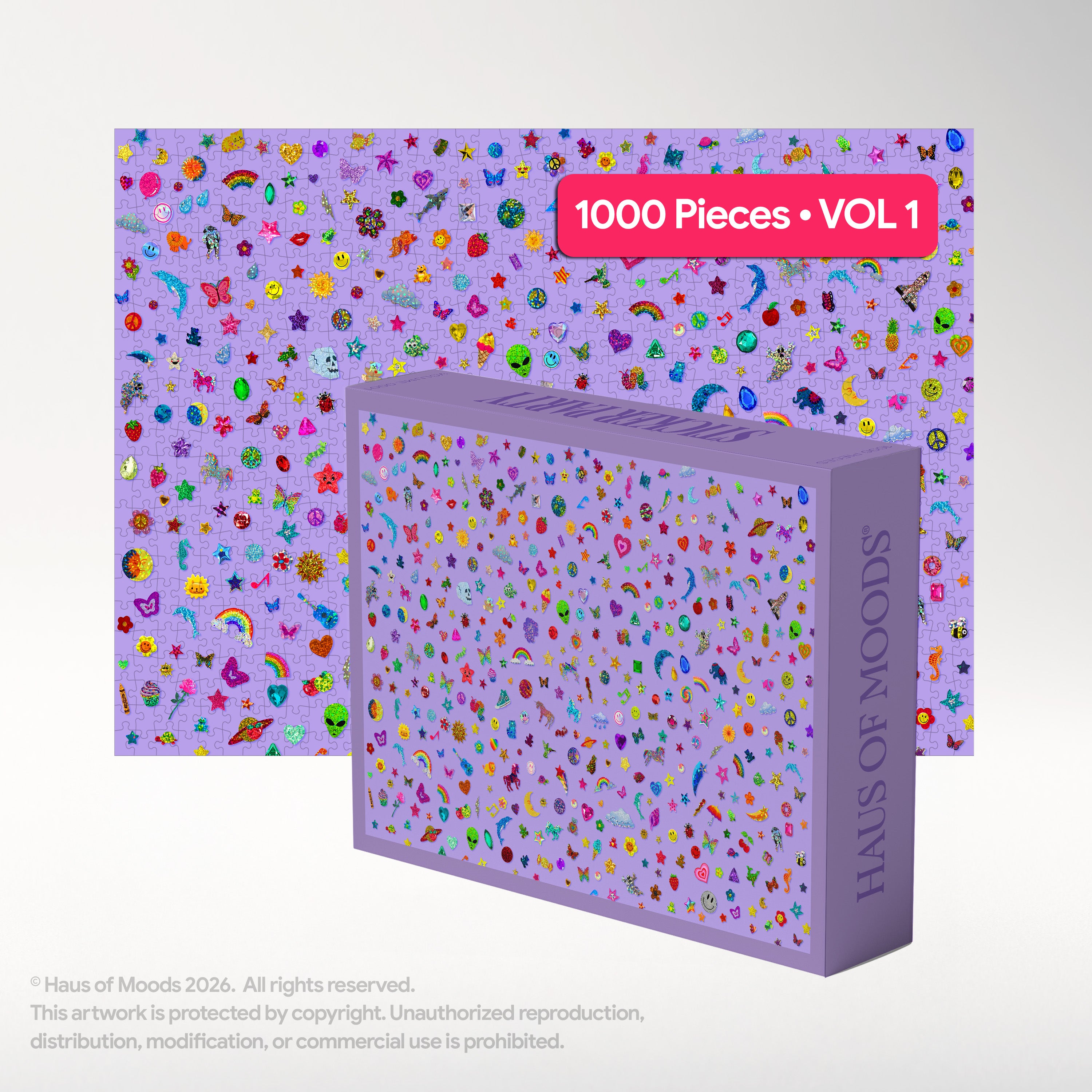 Y2K Sticker Party Puzzle