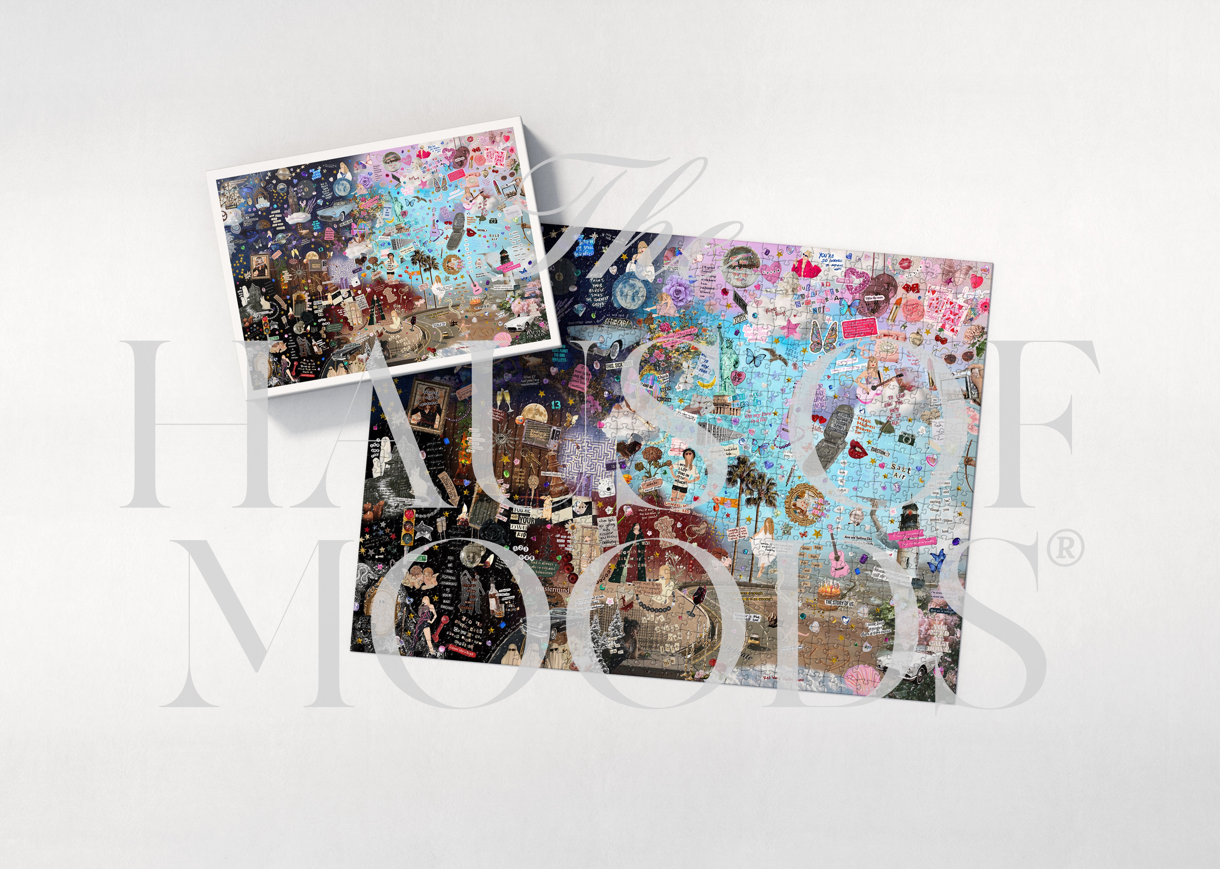 Eras Inspired Easter Eggs & Lyrics Puzzle [OFFICIAL Haus of Moods® PUZZLE] The Perfect Swiftie Gift - Taylor Eras Tour Puzzle