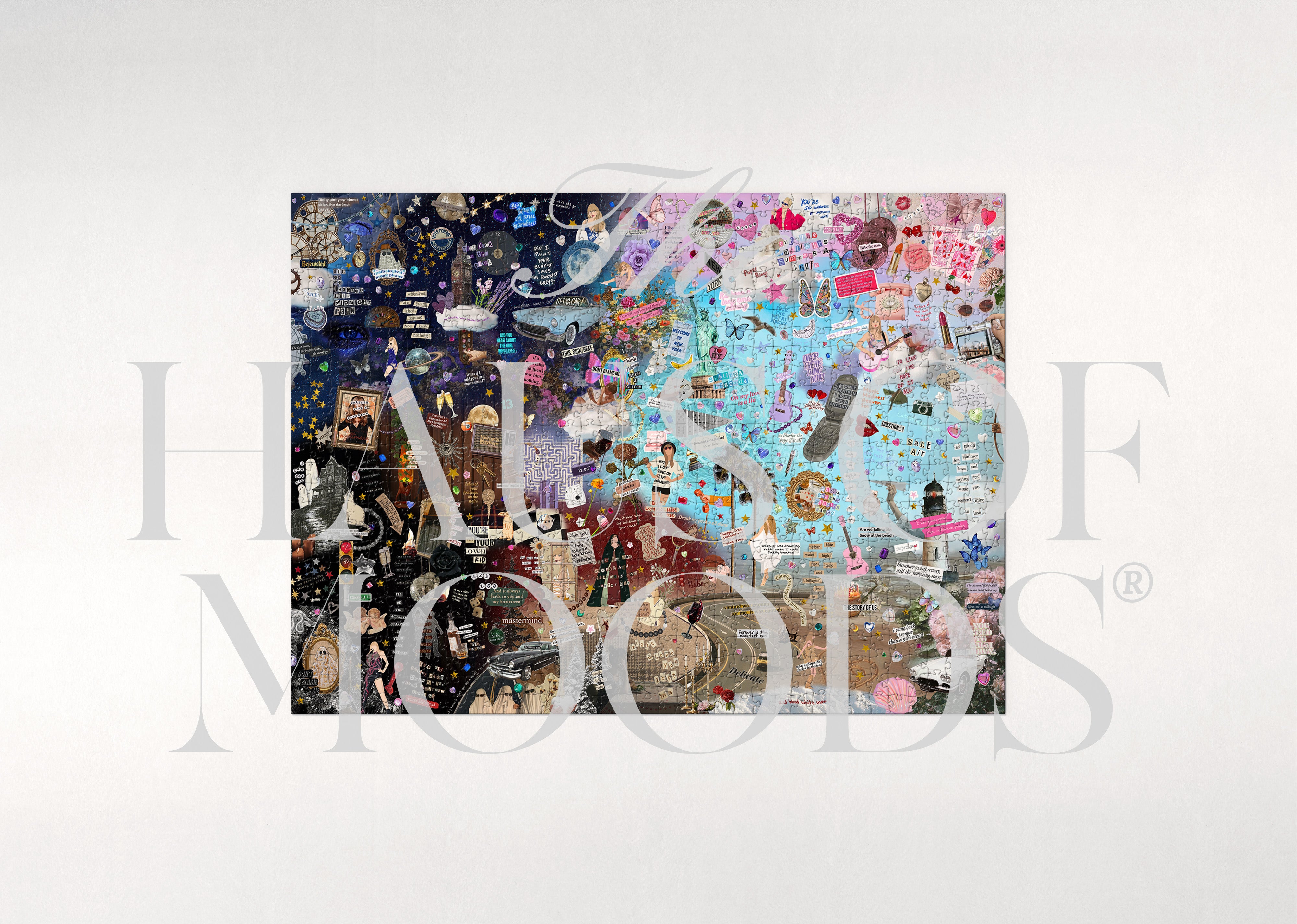 Eras Inspired Easter Eggs & Lyrics Puzzle [OFFICIAL Haus of Moods® PUZZLE] The Perfect Swiftie Gift - Taylor Eras Tour Puzzle