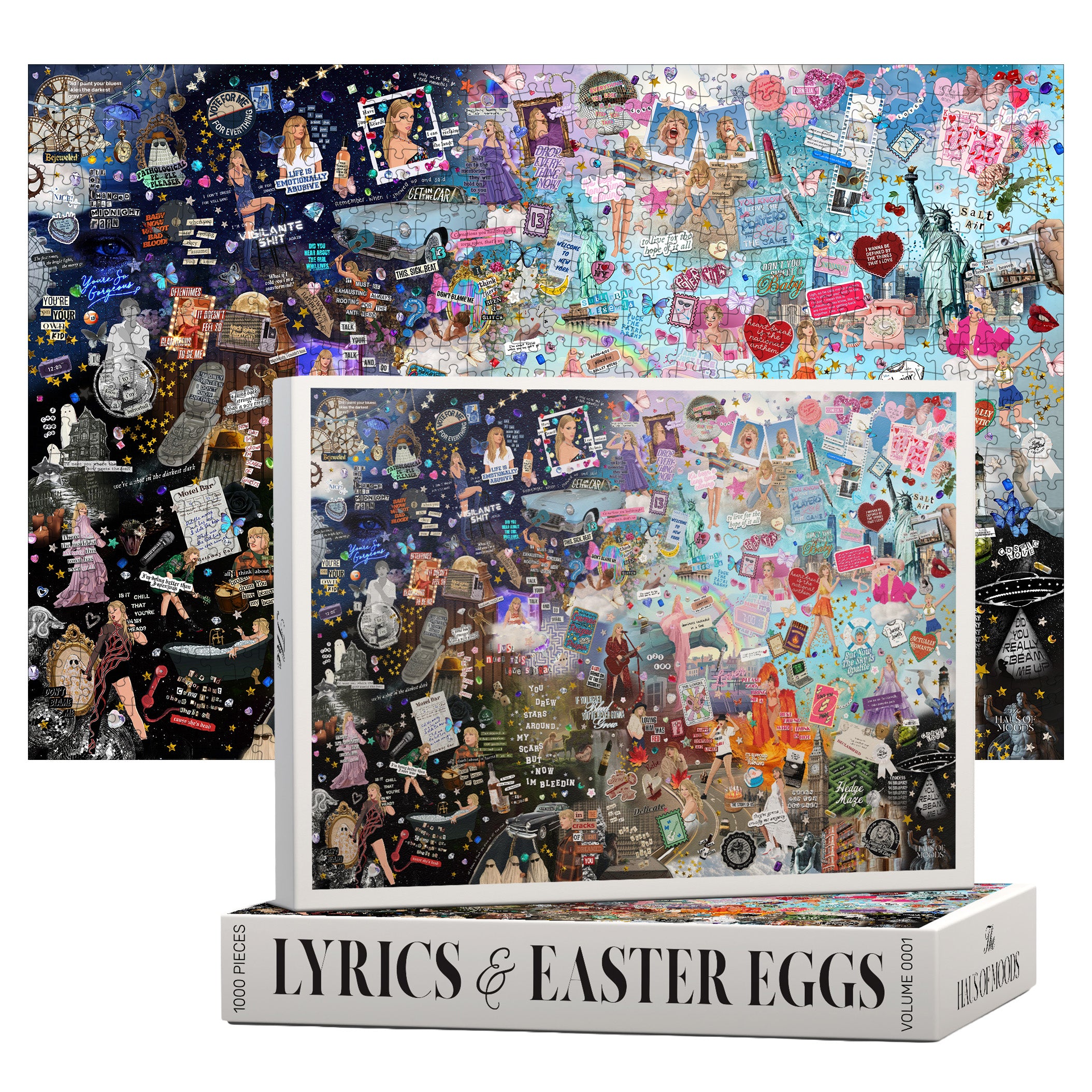 Taylor Eras Jigsaw Puzzle (500/1000 Pieces) Top Swiftie Gifts
