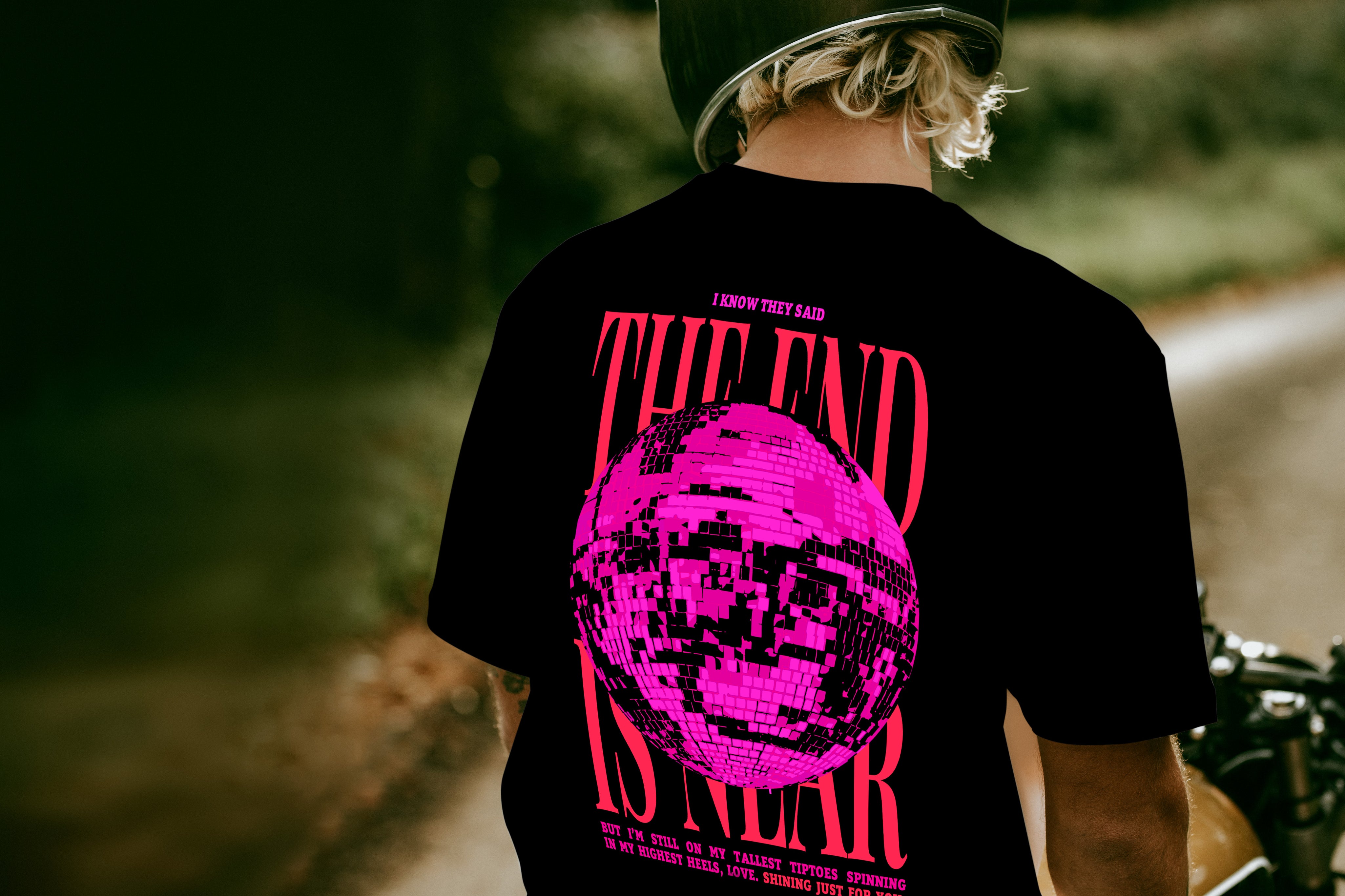 The End is Near Mirrorball Folklore Album Inspired T-Shirt