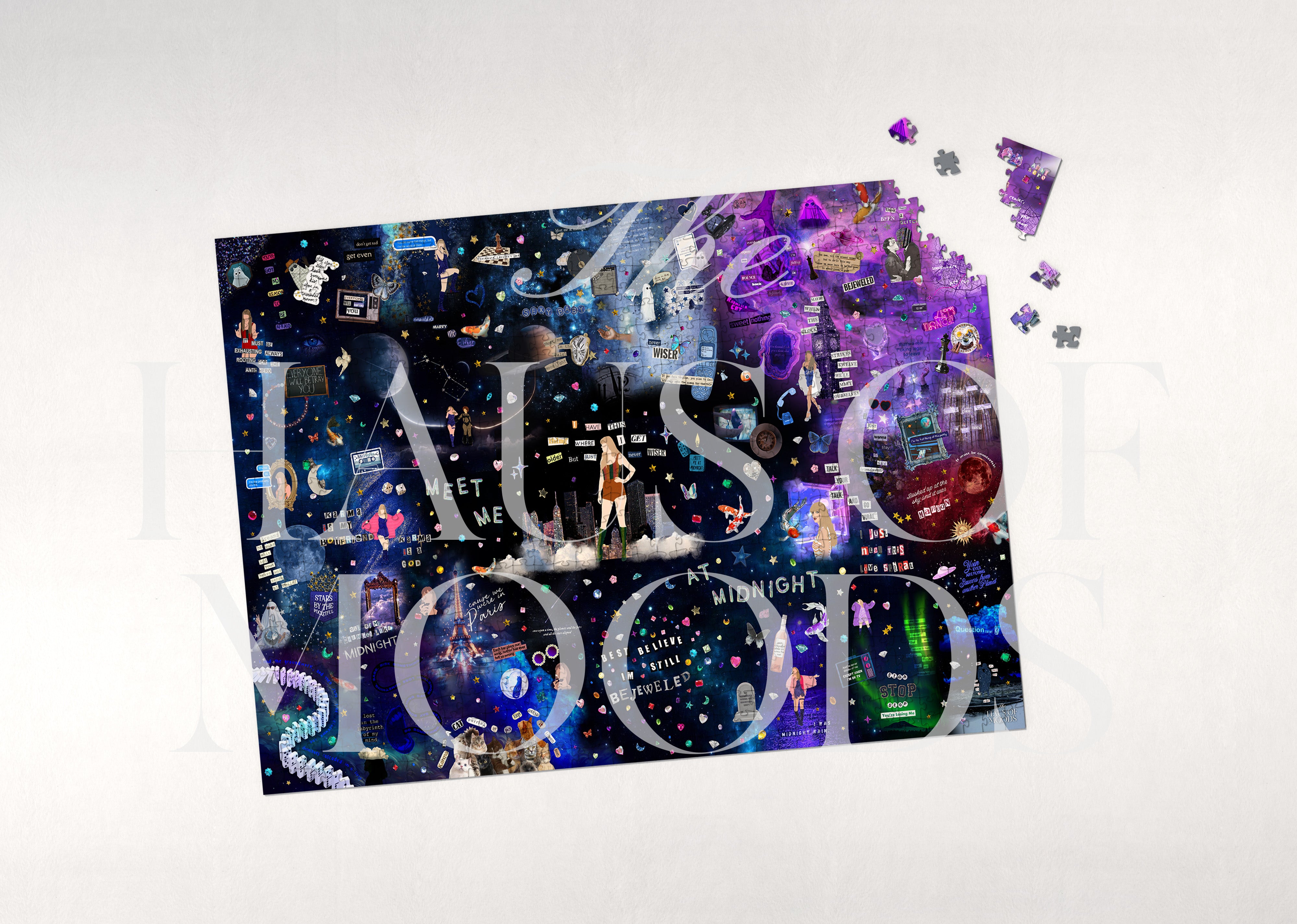 Midnights Lyrics & Easter Eggs Puzzle ©.