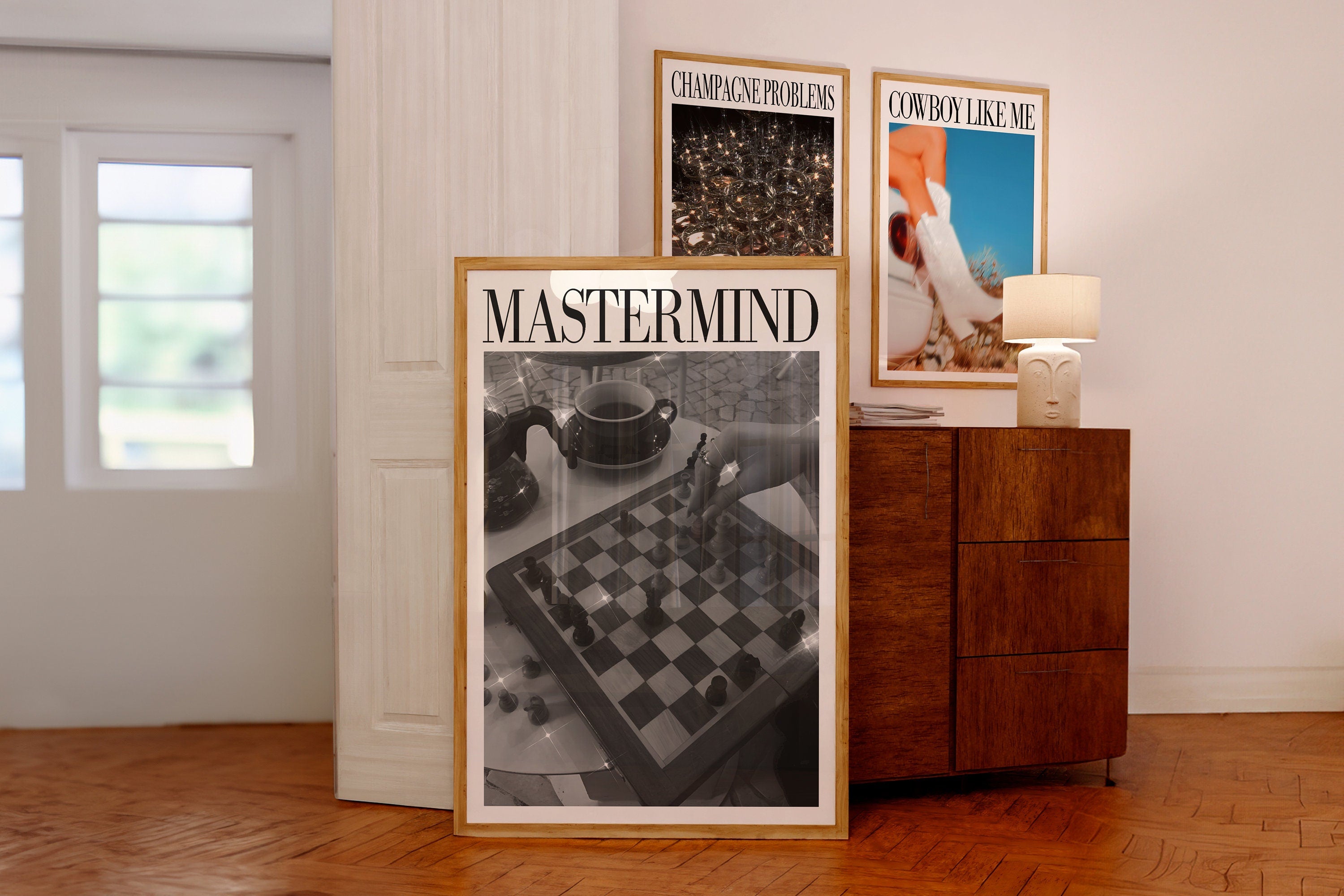 Mastermind Chess Board Print