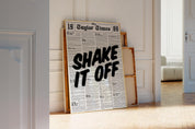 Shake it Off Poster, 1989 Print , Retro Aesthetic, Girly Wall Art, Preppy Wall Art, Dorm Room Decor, Wall Art, Taylor Gift, 1989 Print