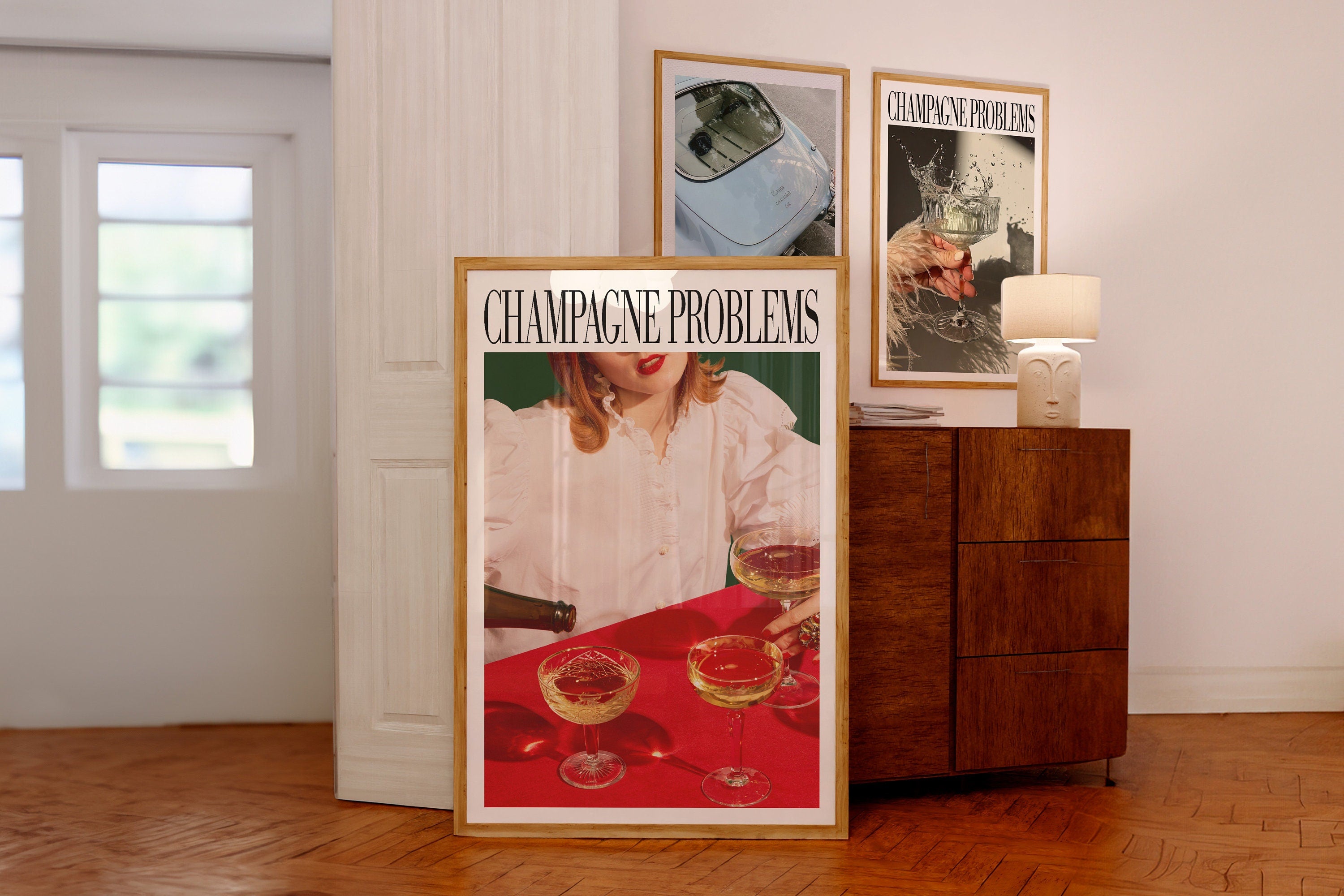 Champagne Problems Pouring Print, Champagne Problems Print Gift, Bar Cart Printable Wall Art, Preppy Dorm Decor, Taylor Print 3