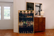 Vintage Dive Bar Print, Bar Cart, Dive Bar on the East Side, Print Gift, Bar Cart Wall Art, Preppy Dorm Decor, Bar Cart Art, Luxury Alcohol